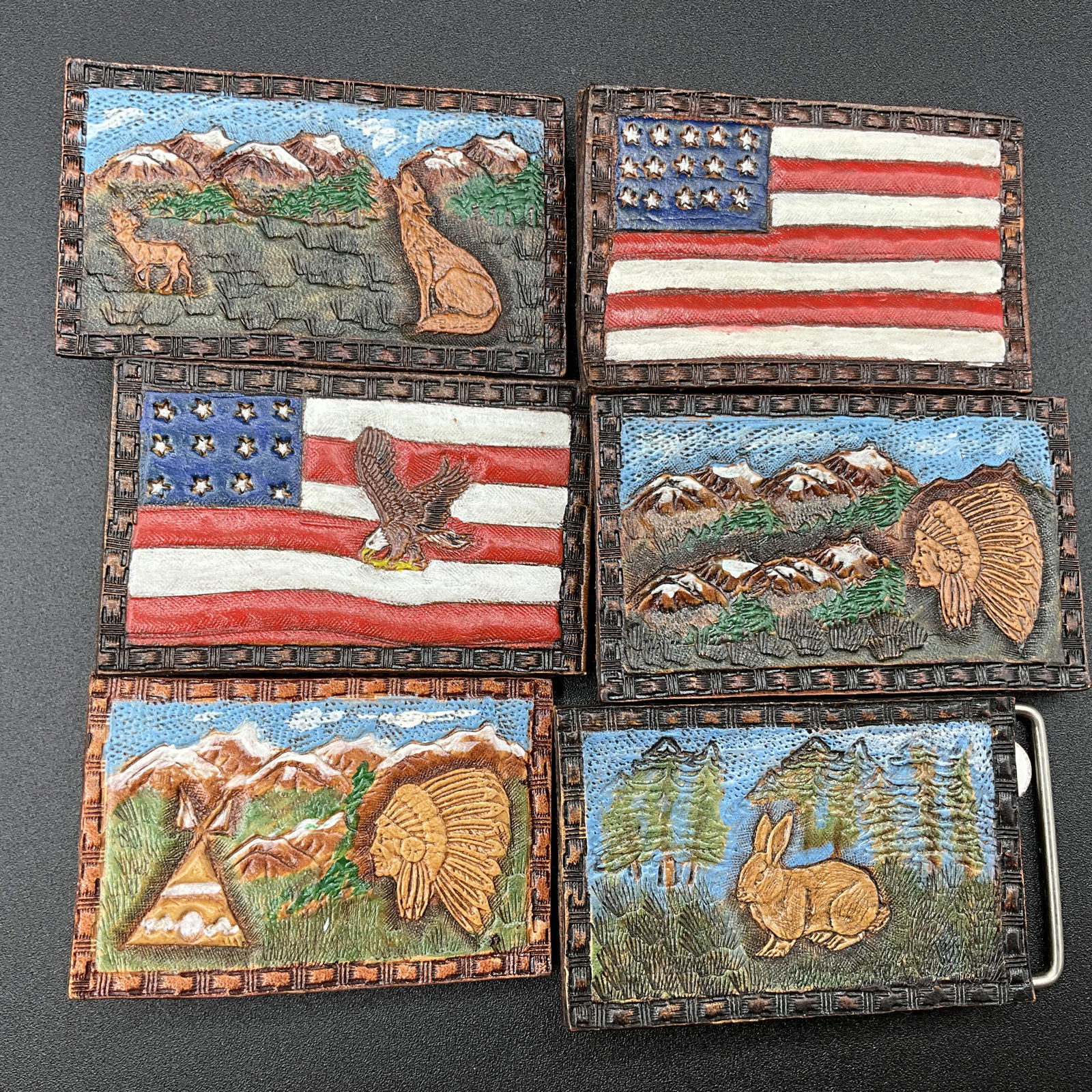 Leather Belt Buckles (1 of 2)