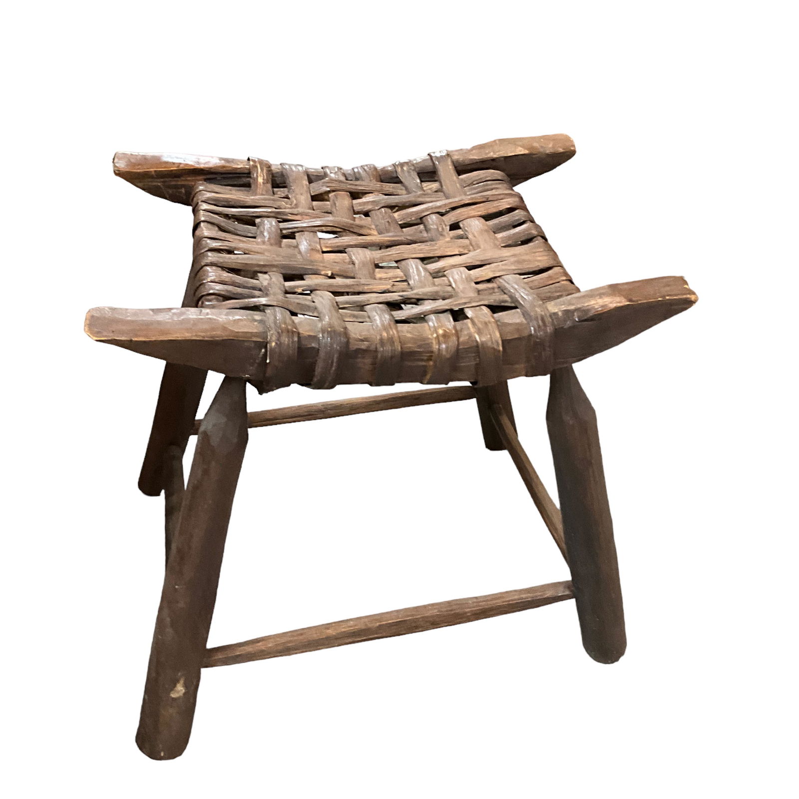 Woven Seat Stool (1 of 1)