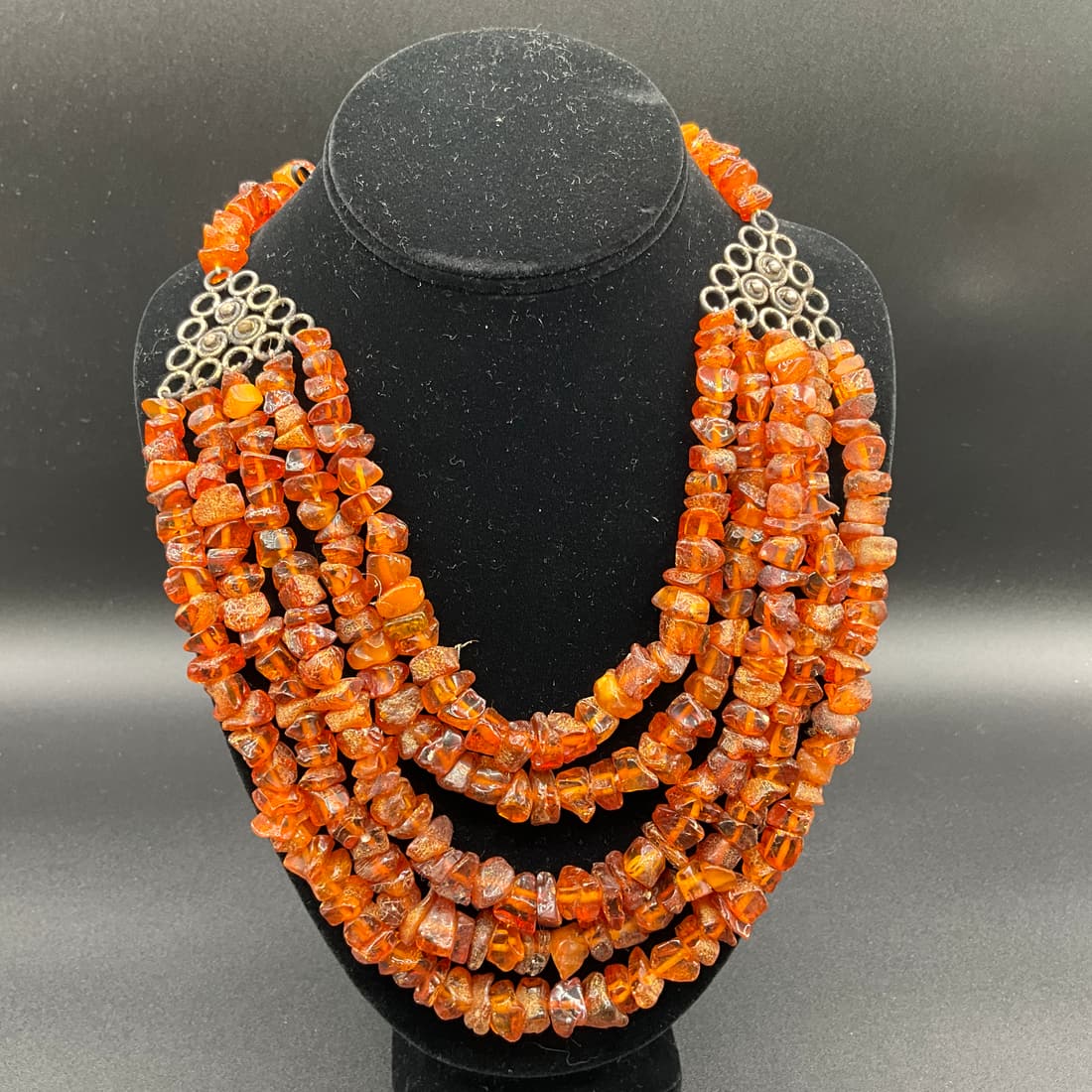 Multi-Strand Baltic Amber Necklace (1 of 3)