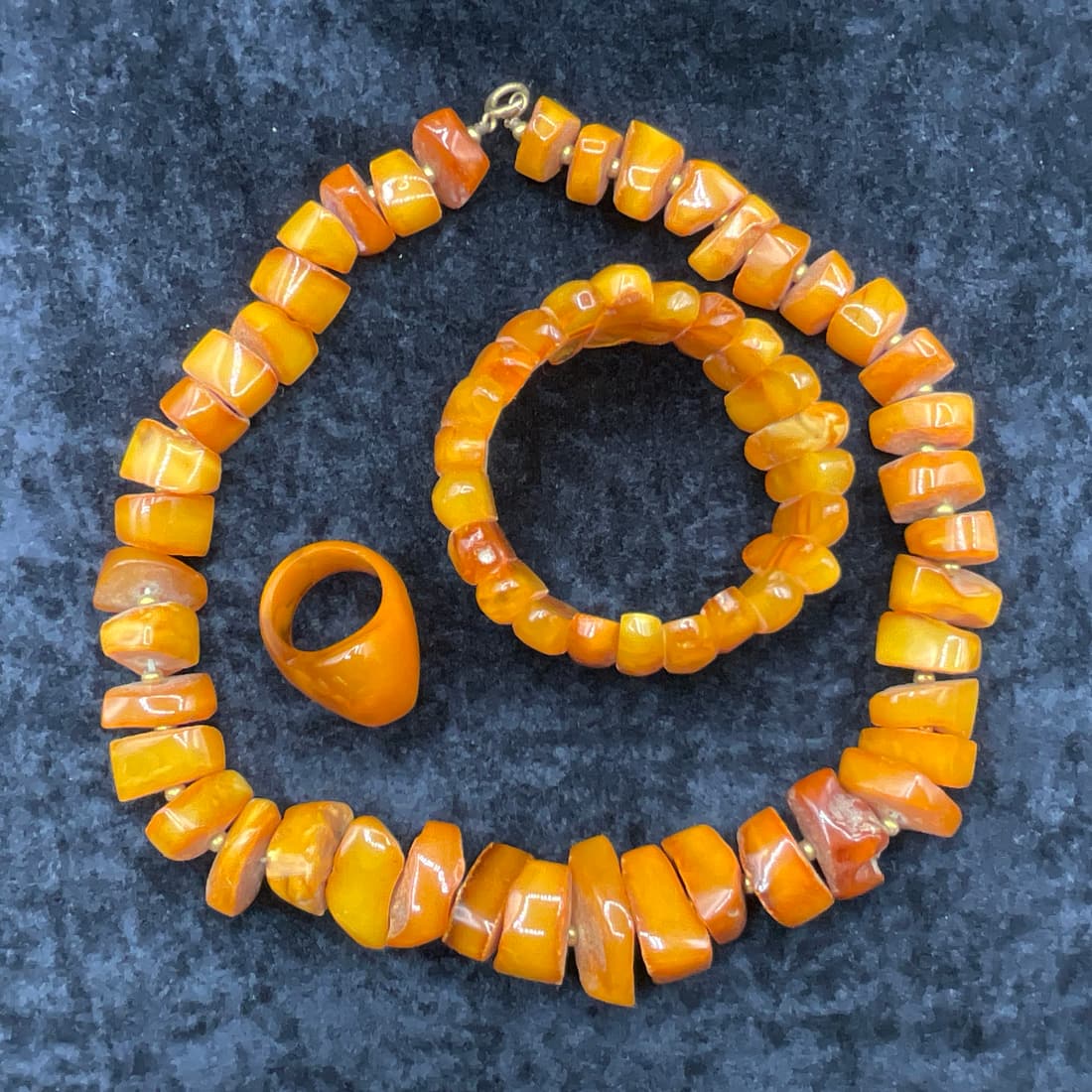 Baltic Amber Necklace/Bracelet /Ring Set (1 of 4)