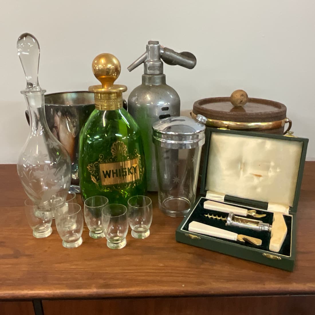 Large Lot of MCM Barware (1 of 6)