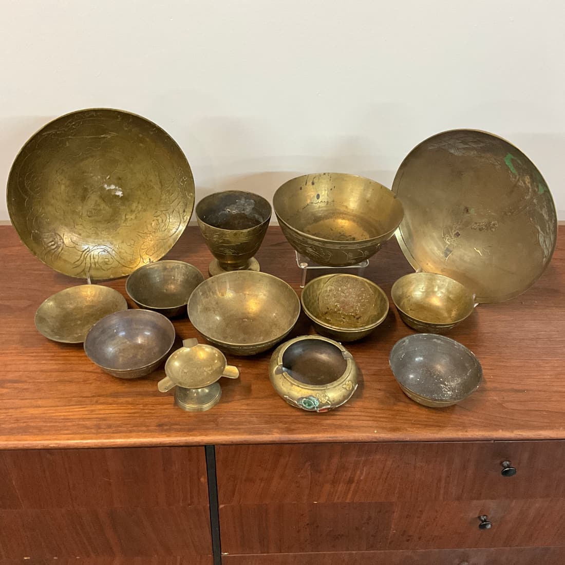 Chinese Brass Bowls (1 of 4)