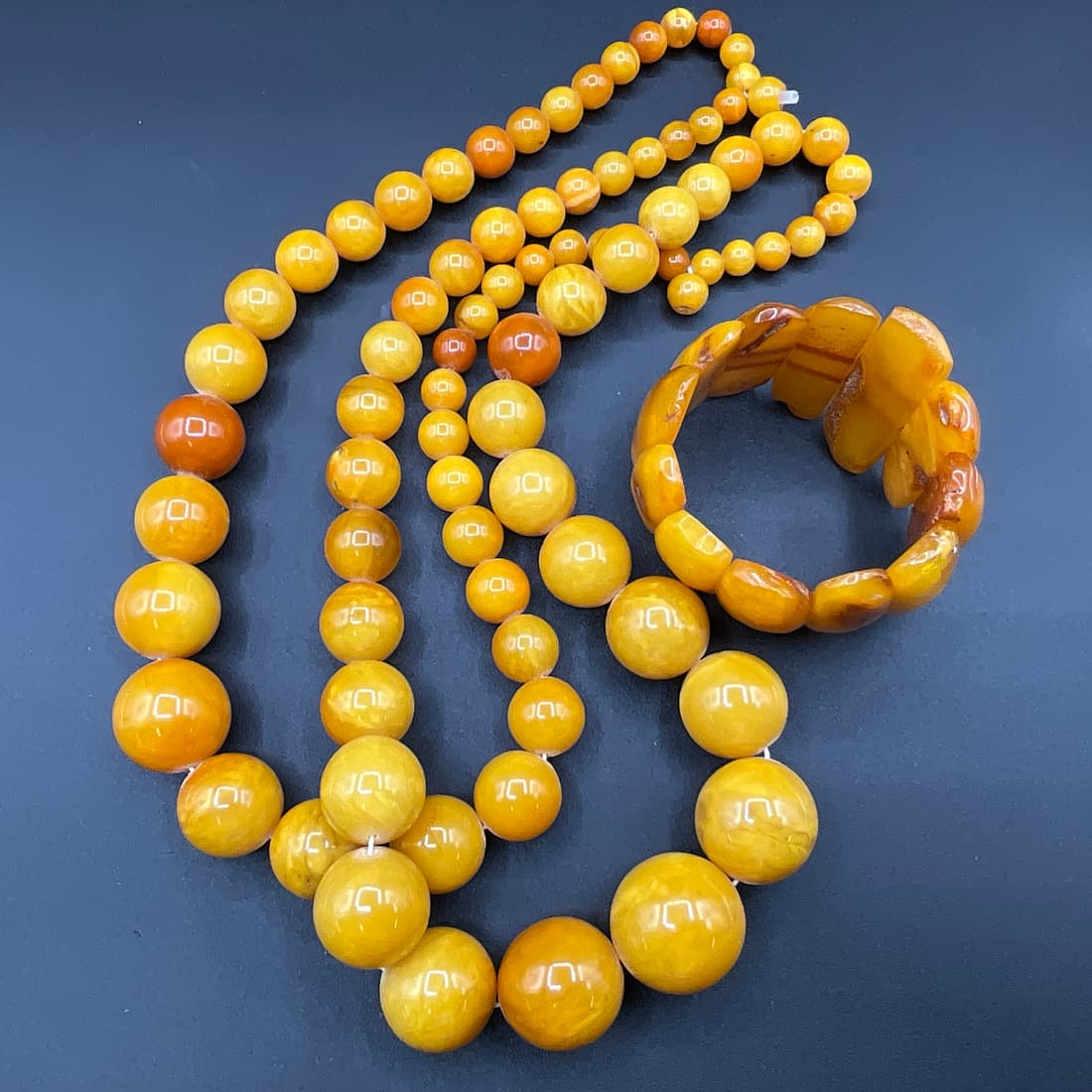 Baltic Amber Necklace/Bracelet Set (1 of 4)