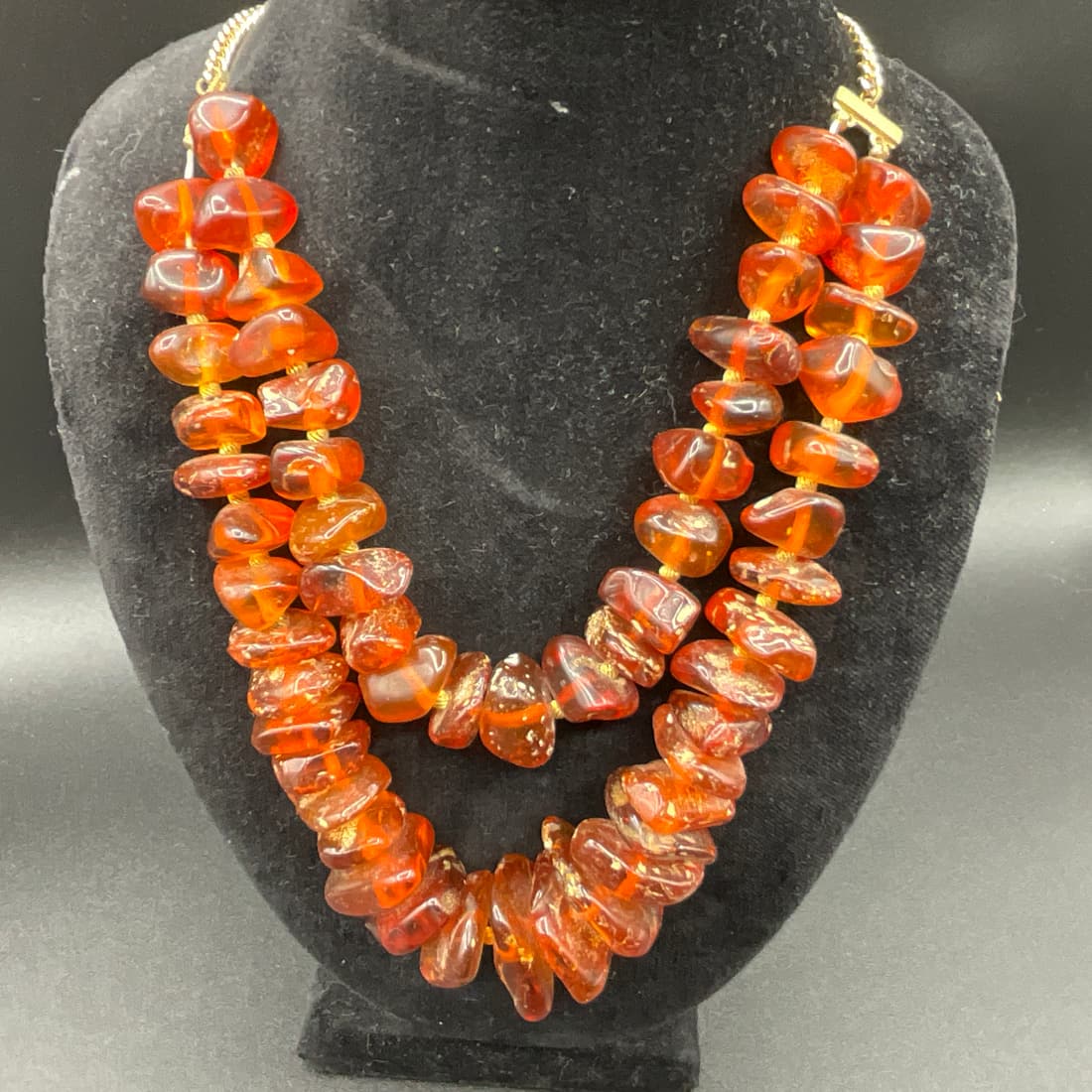 Double Strand Baltic Amber Necklace (1 of 4)