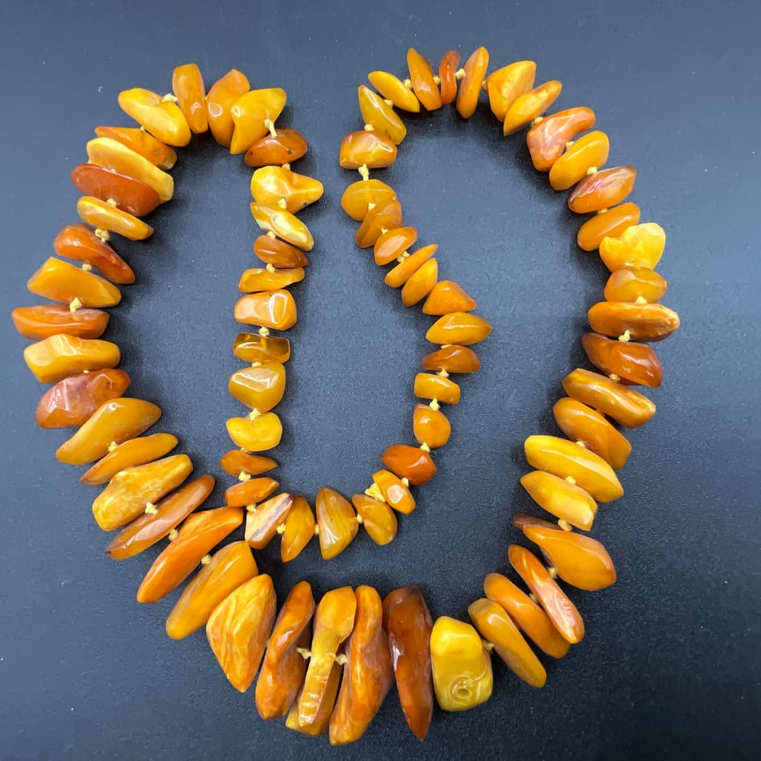 Baltic Amber Necklace: Baltic Amber Necklace- approx. 24" long.