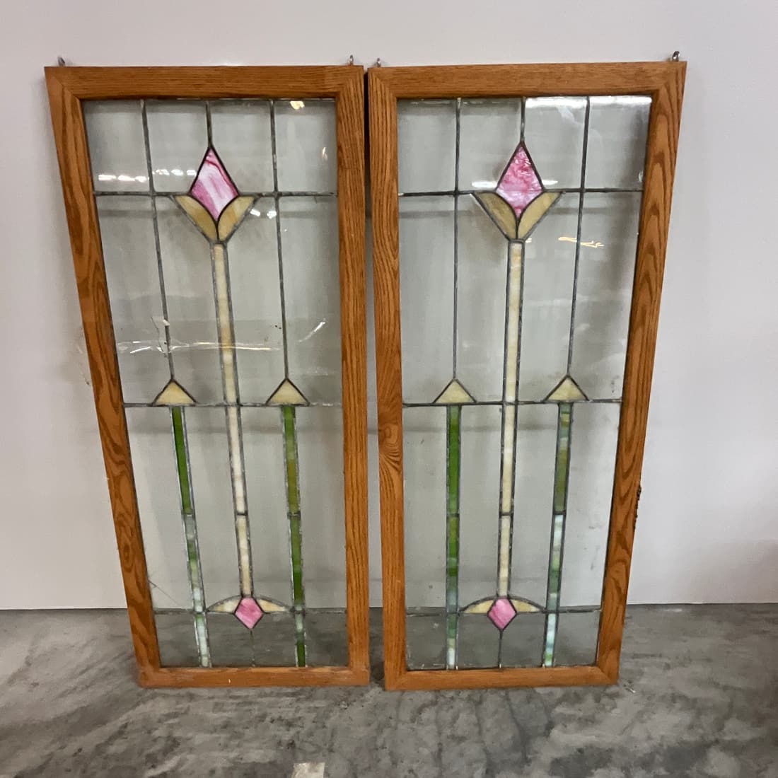 Pair of Stained Glass Windows (1 of 3)