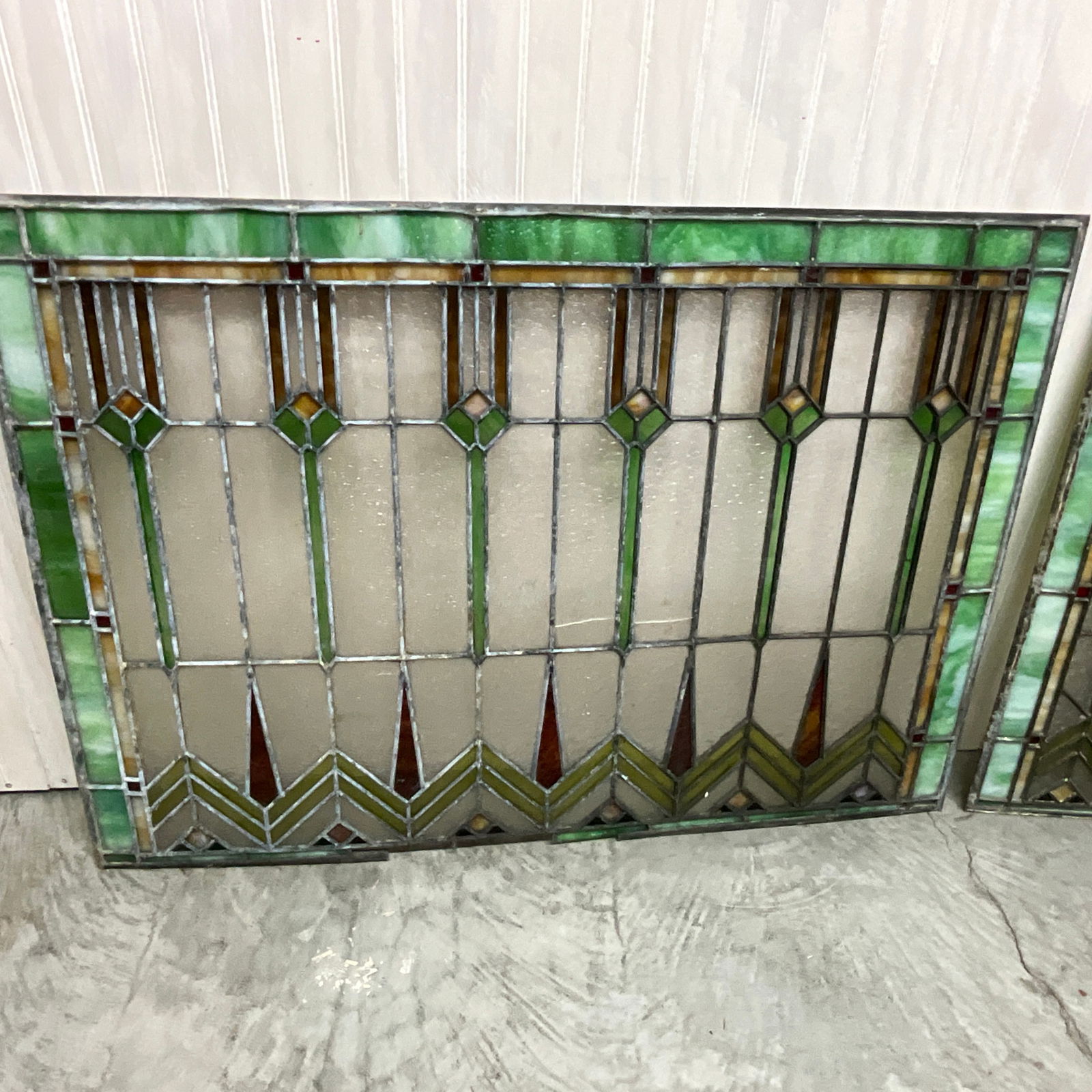 Prairie School Style Stained and Leaded Glass Windows (1 of 5)