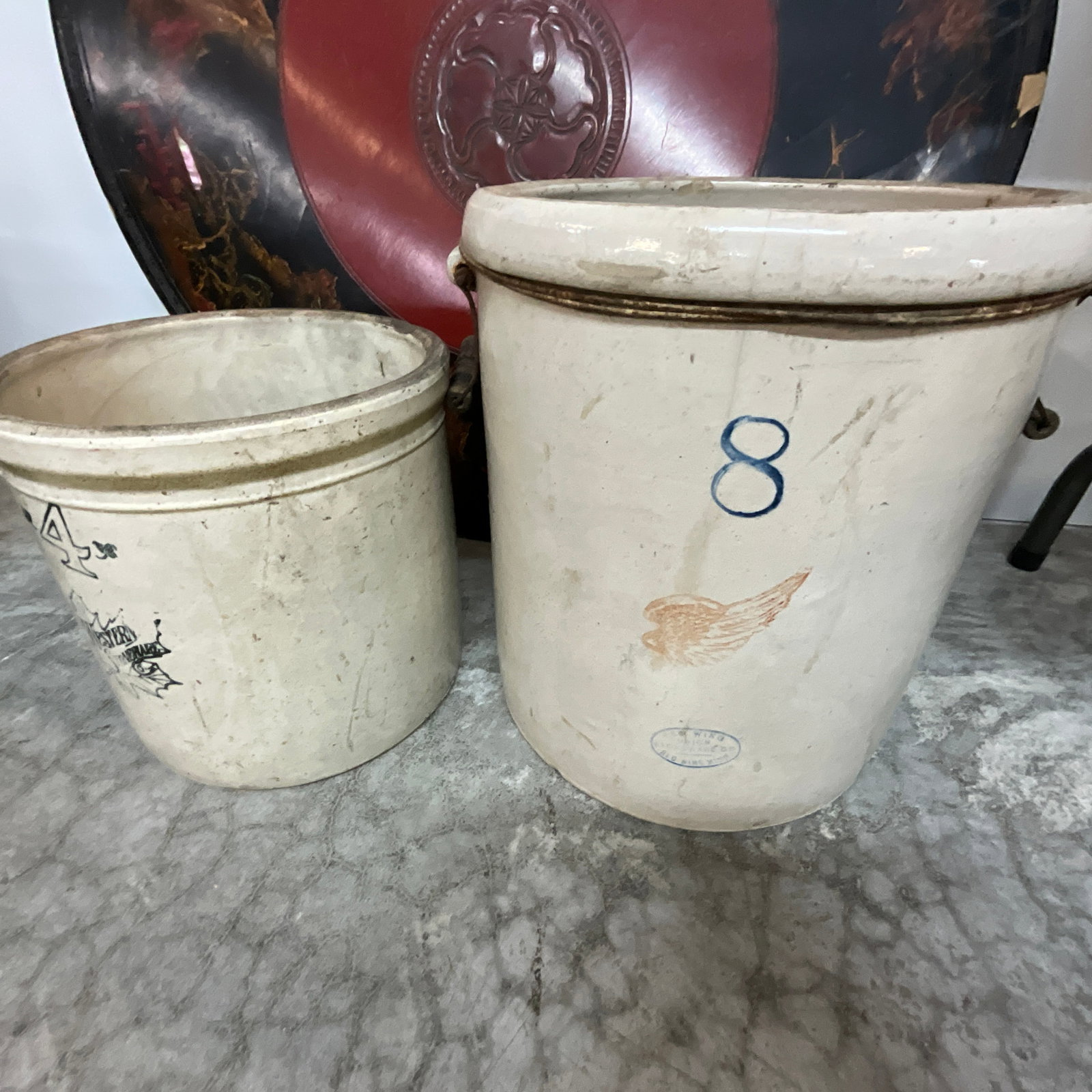 Two Stoneware Crocks (1 of 4)