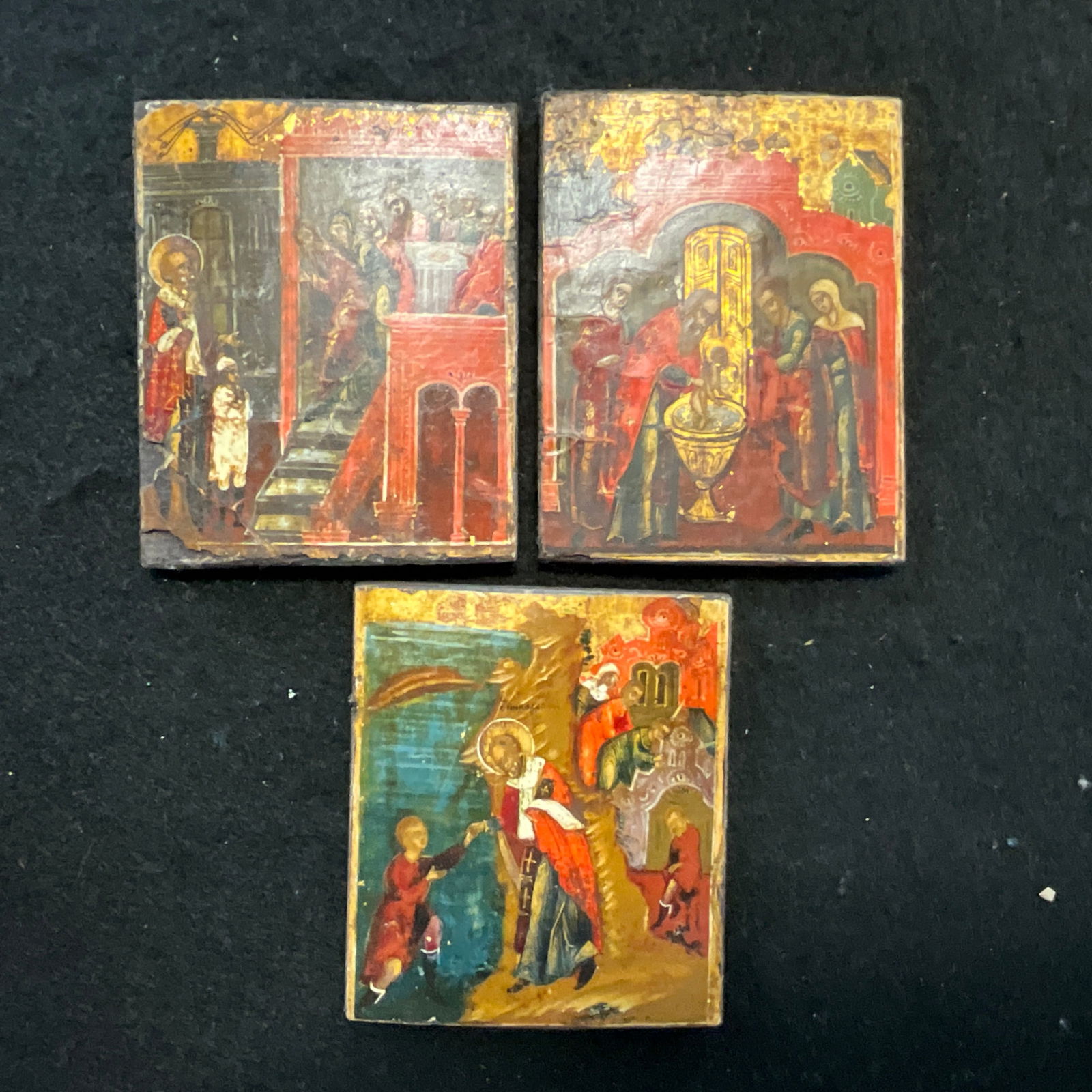 Group of 19th Century Religious Icons (1 of 3)