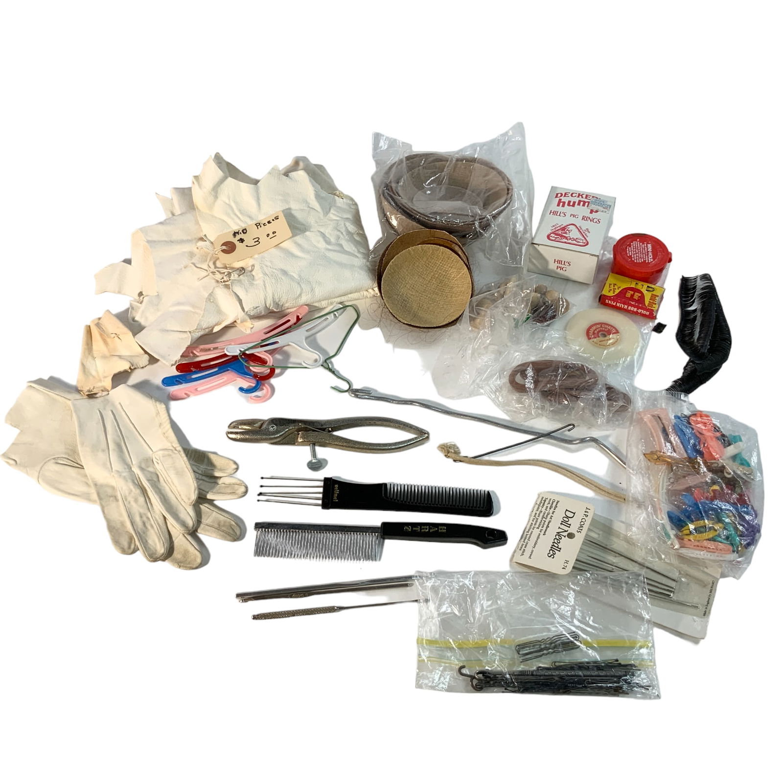 Box of hangers, tools, misc (1 of 4)