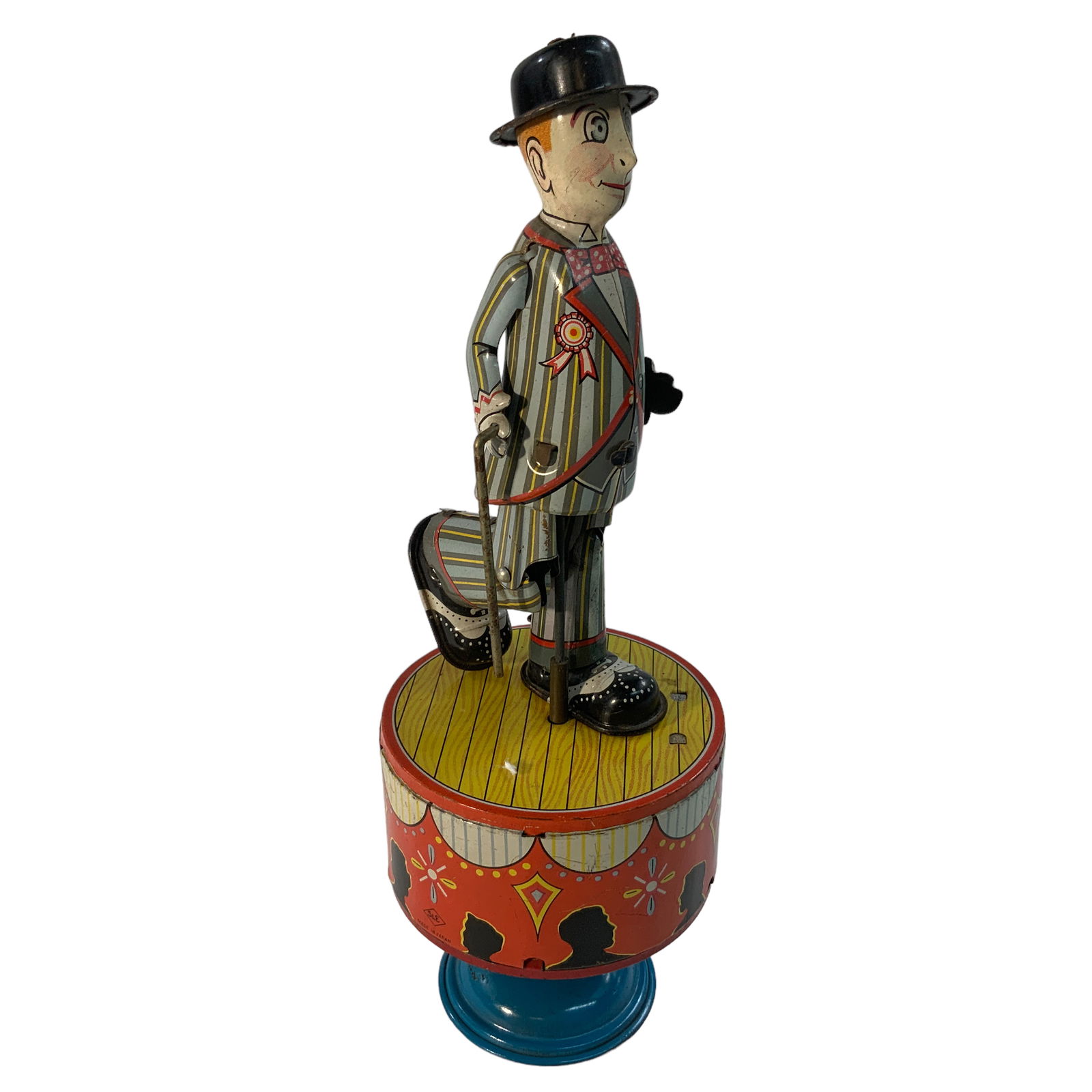 S&E Japan Tin Litho Wind up dancing Sam (1 of 4)