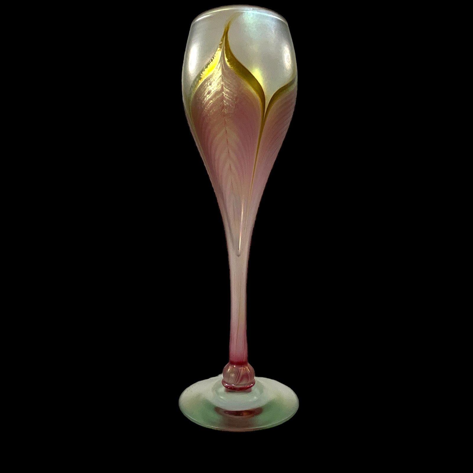 Art Glass Goblet (1 of 8)