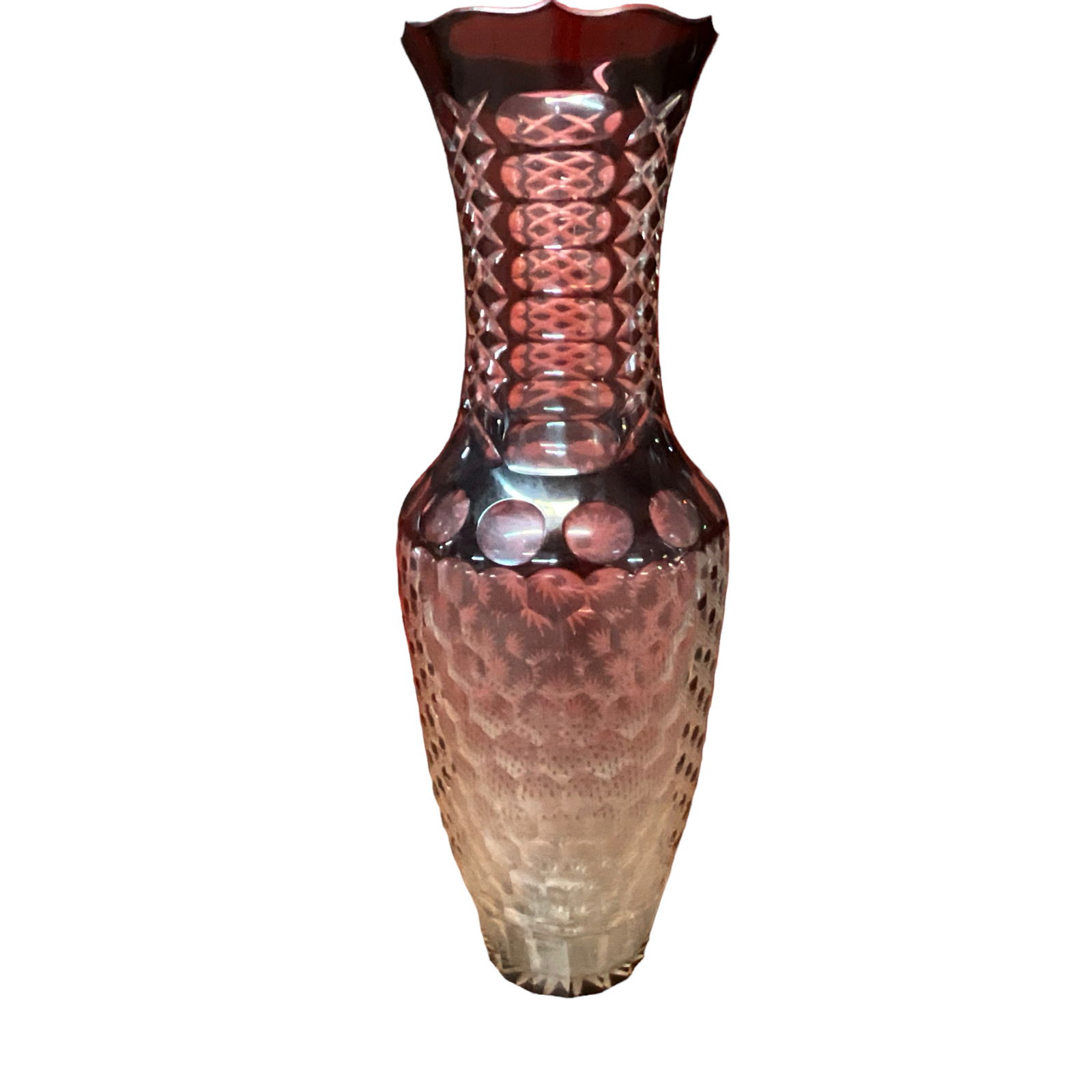 Bohemian Crystal Vase (1 of 4)