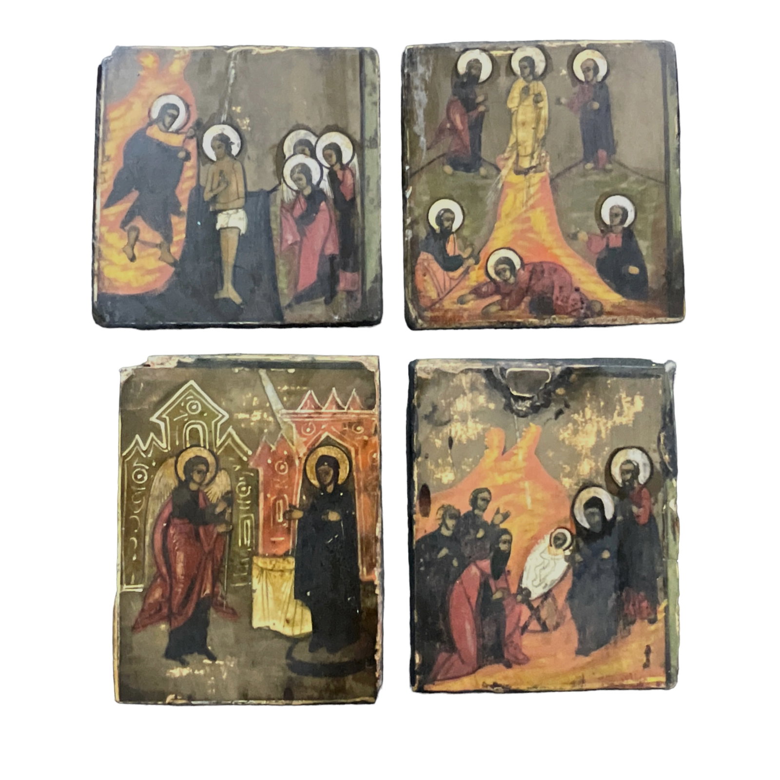 Set of Four Religious Icons (1 of 8)
