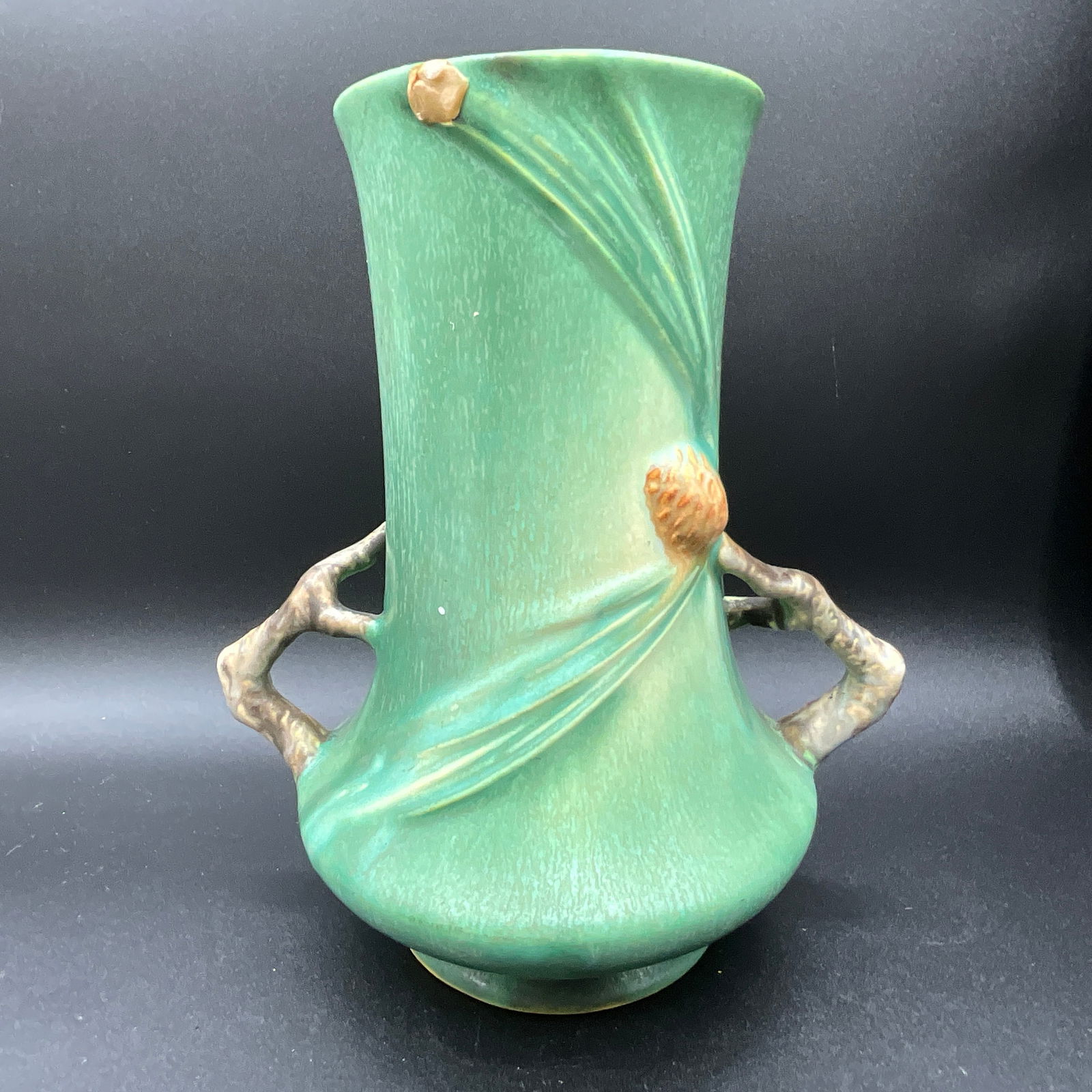 Roseville Pinecone Vase (1 of 5)