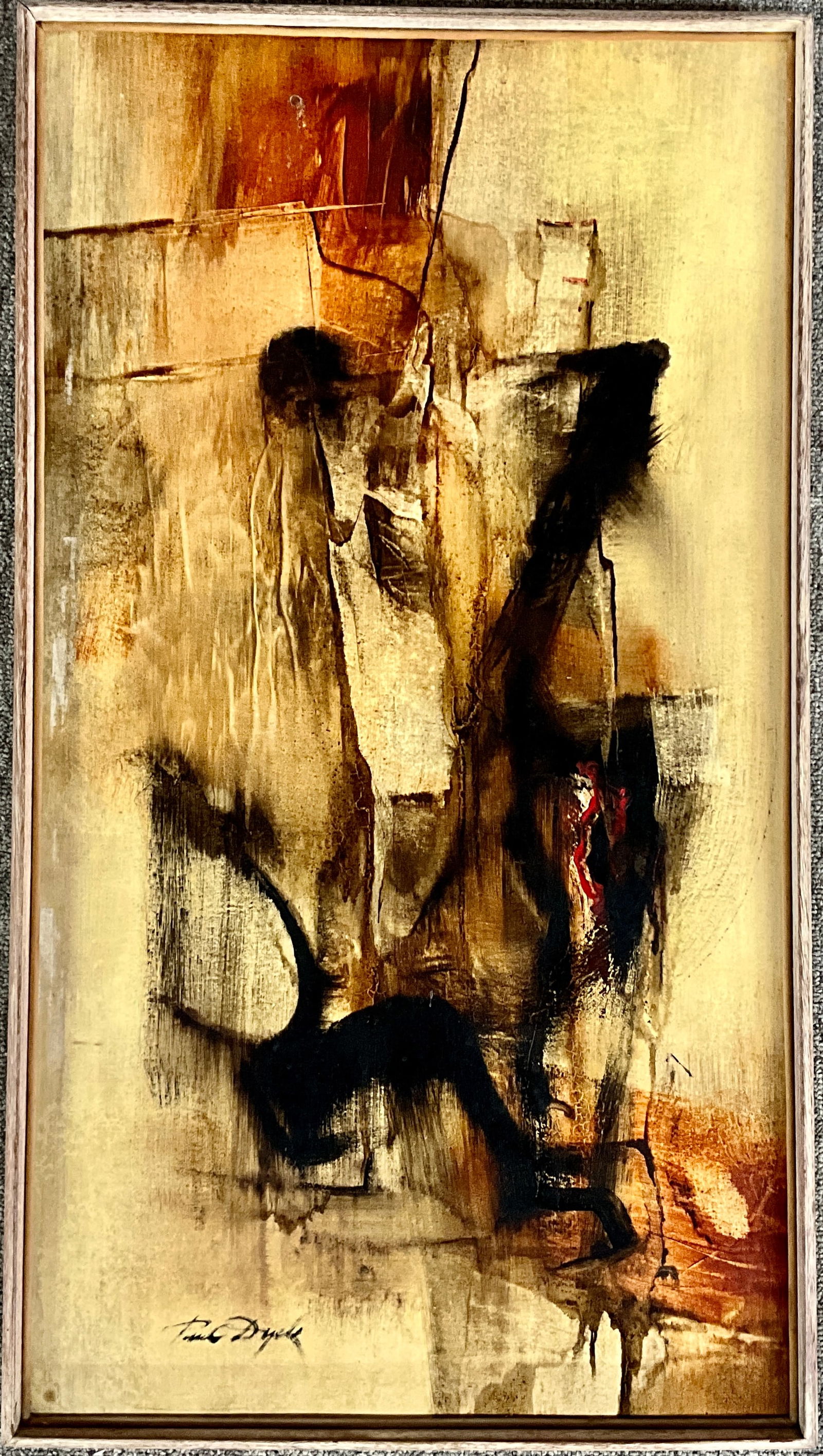 Original Paul Dyck Abstract Painting (1 of 3)