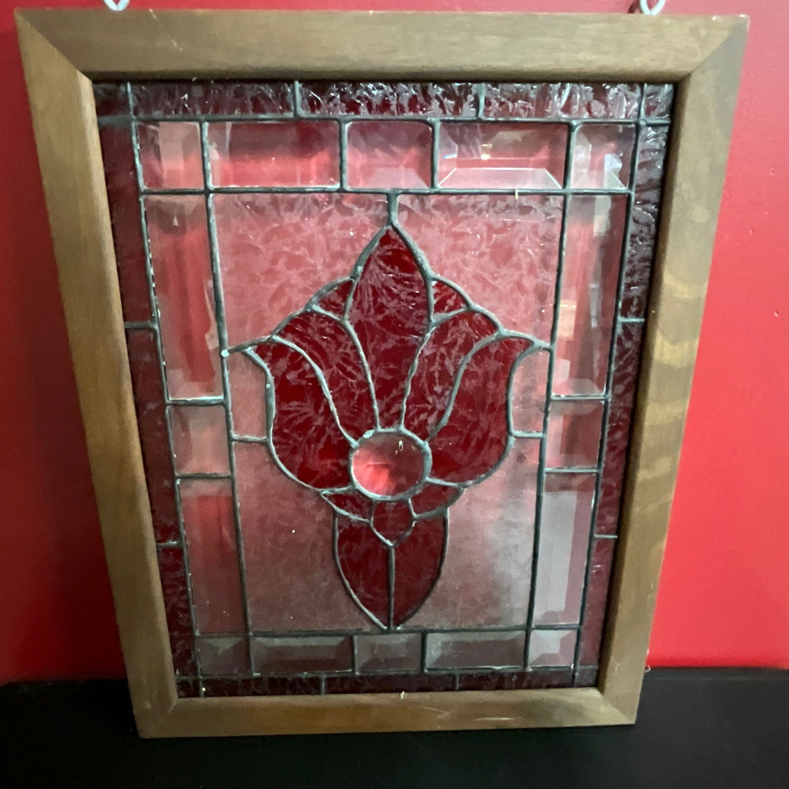 Stained and Beveled Glass Window (1 of 3)