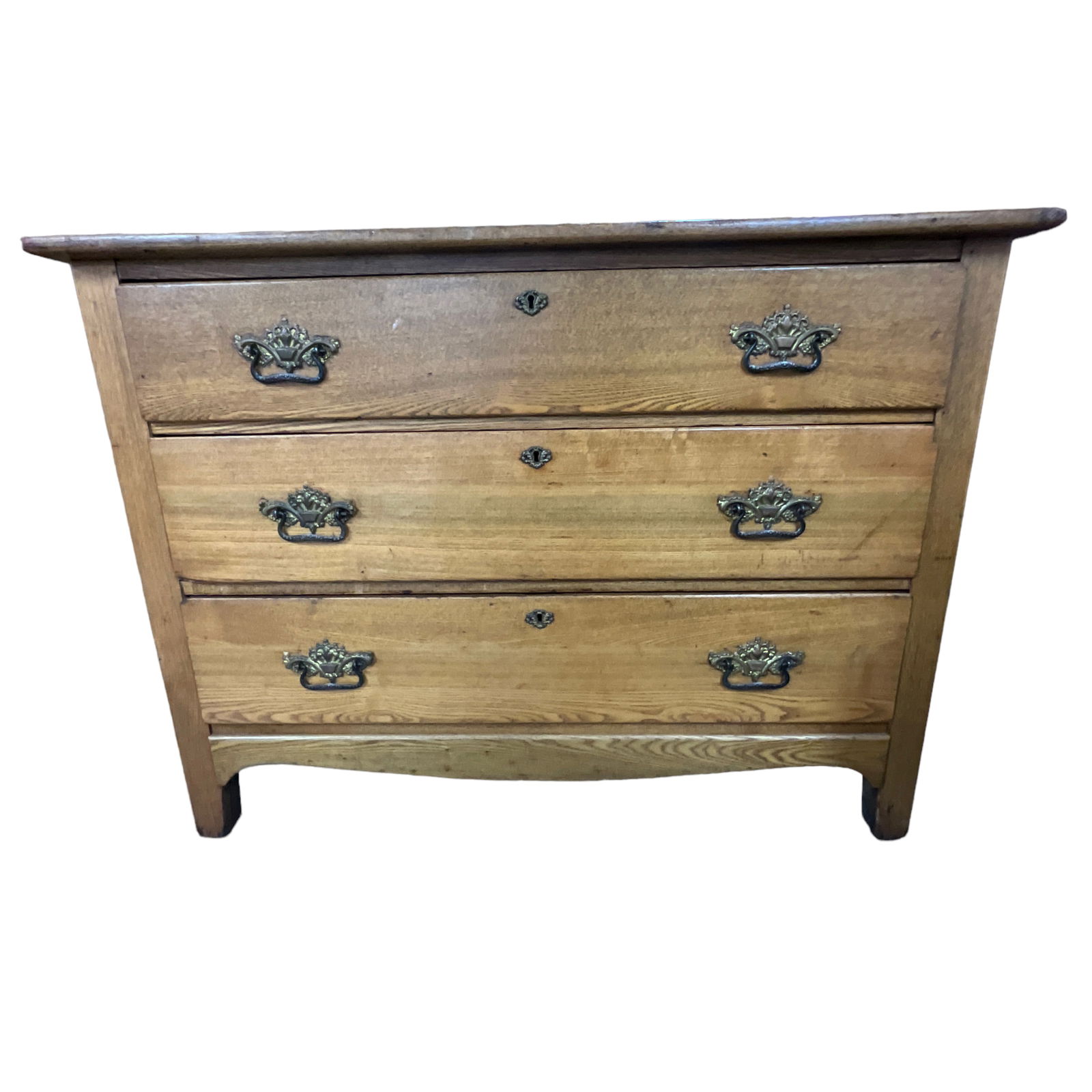 Solid Ash Three Drawer Chest (1 of 5)