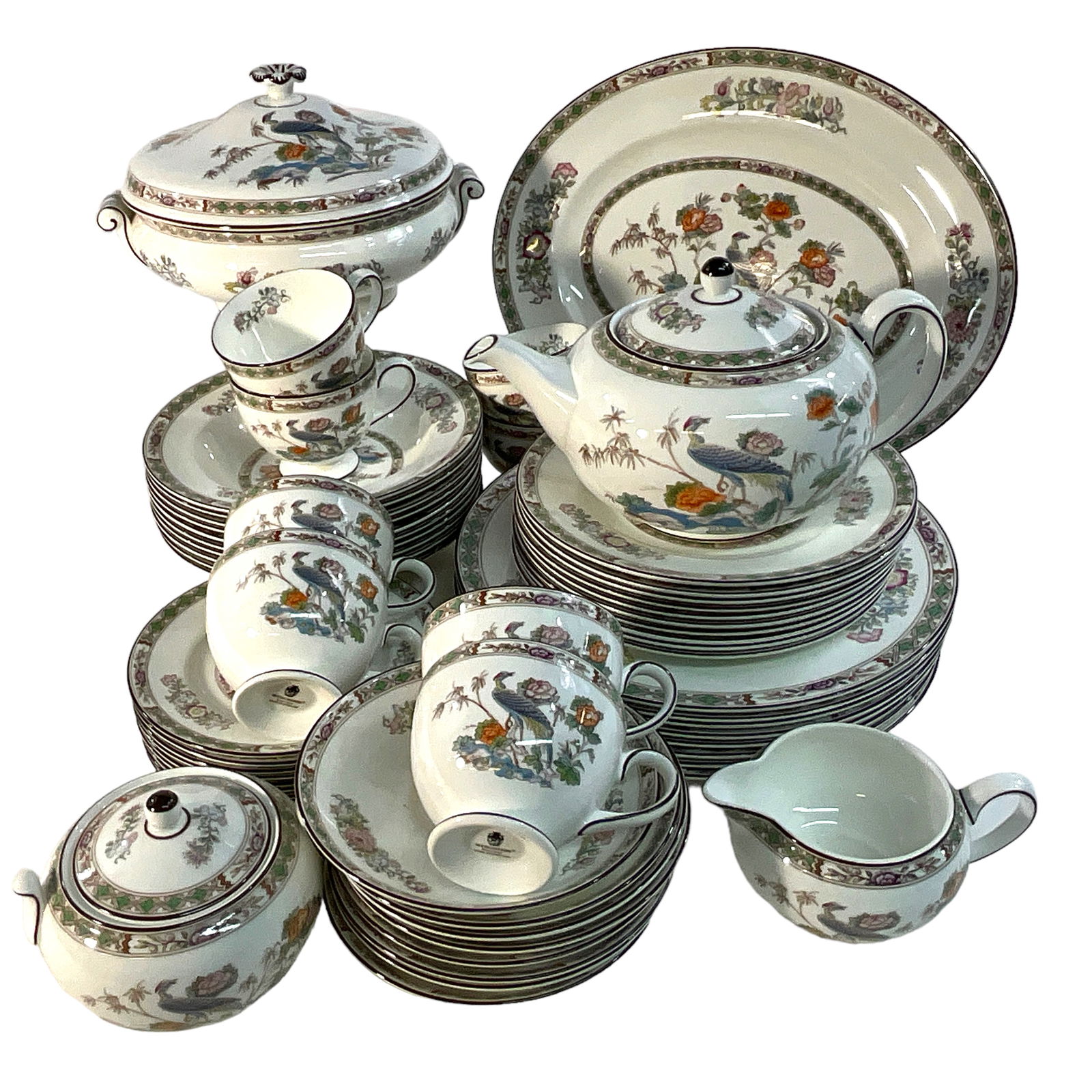 Wedgwood Kutani Crane China- Service for Eight (1 of 9)