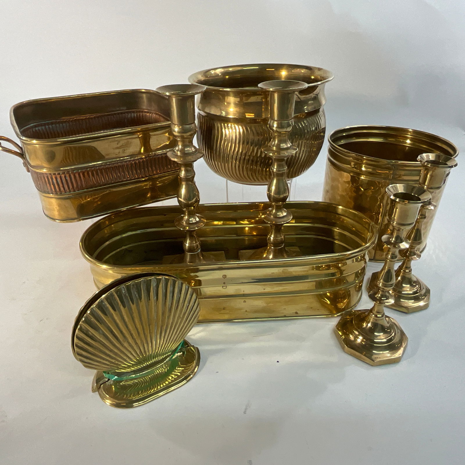 Box Lot of Brass (1 of 4)