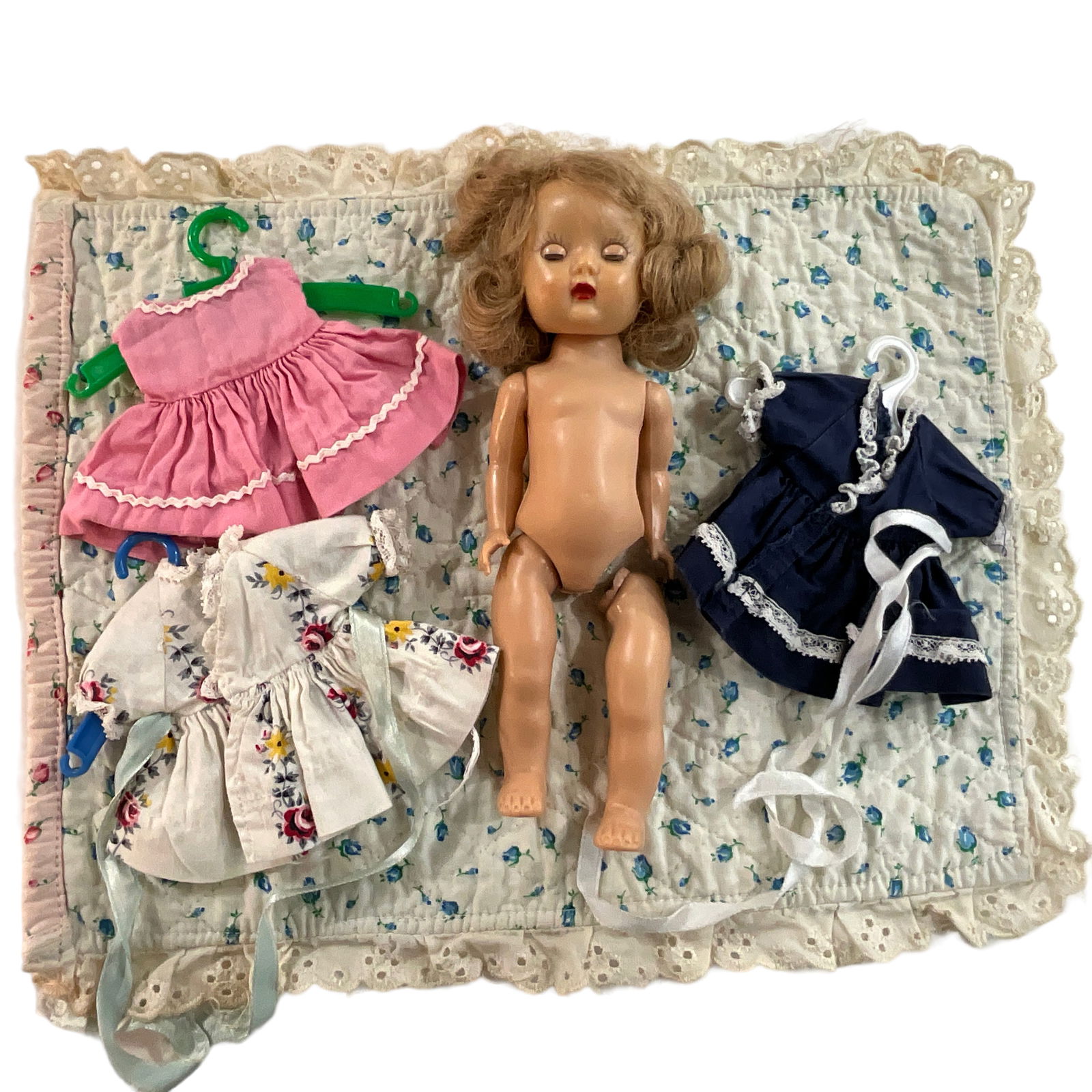 Puppet/Doll, Trunk, and Clothes (1 of 6)