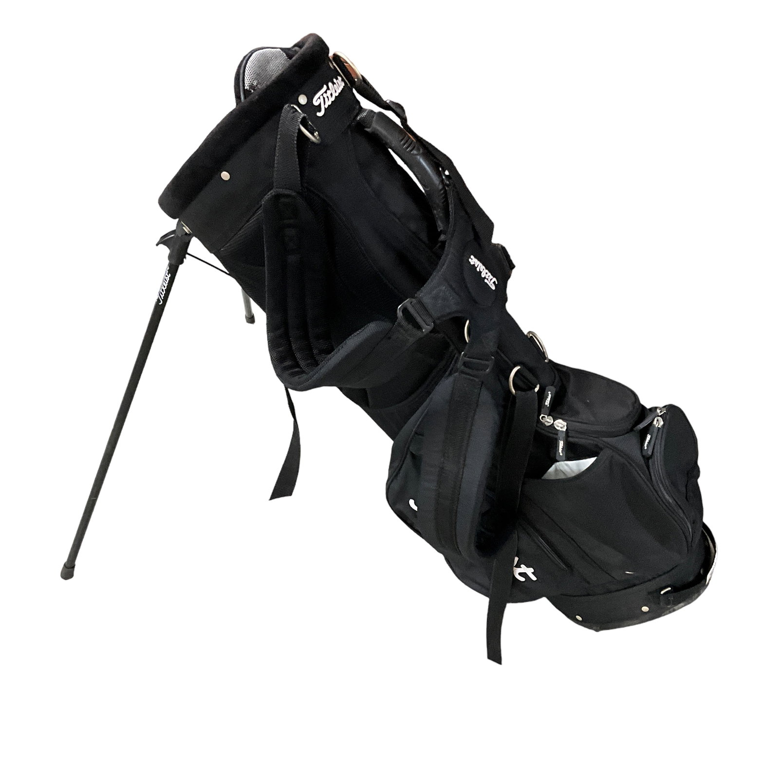 Titleist Golf Bag and Cart: Titleist golf bag & cart.