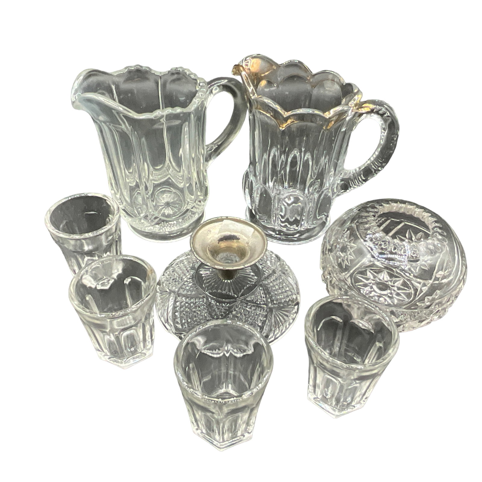 Toy Pitcher & Tumblers, Compote (1 of 4)