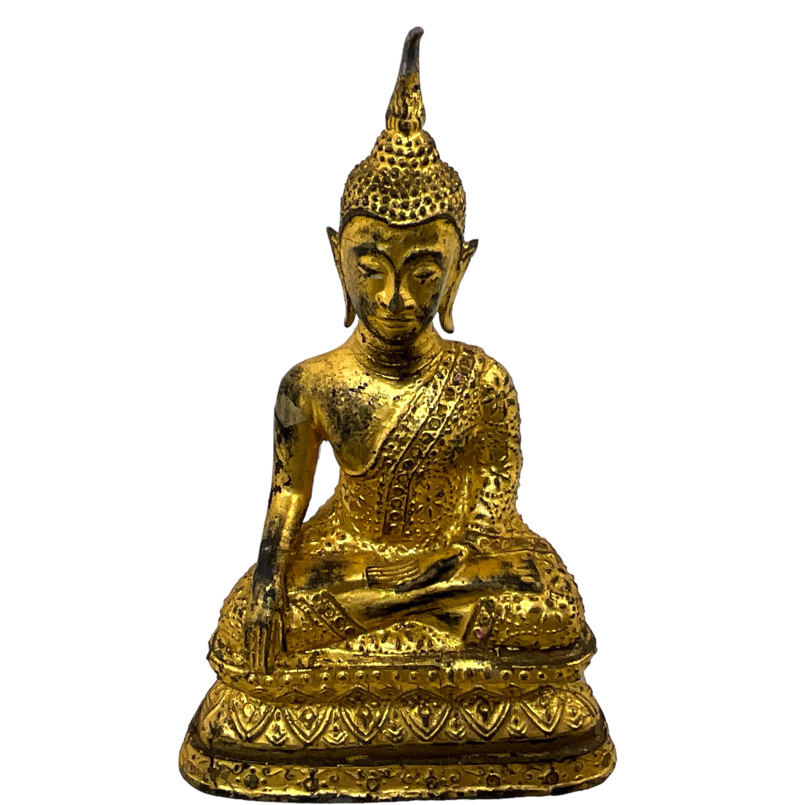 Gilt Bronze Buddha Statue (1 of 5)