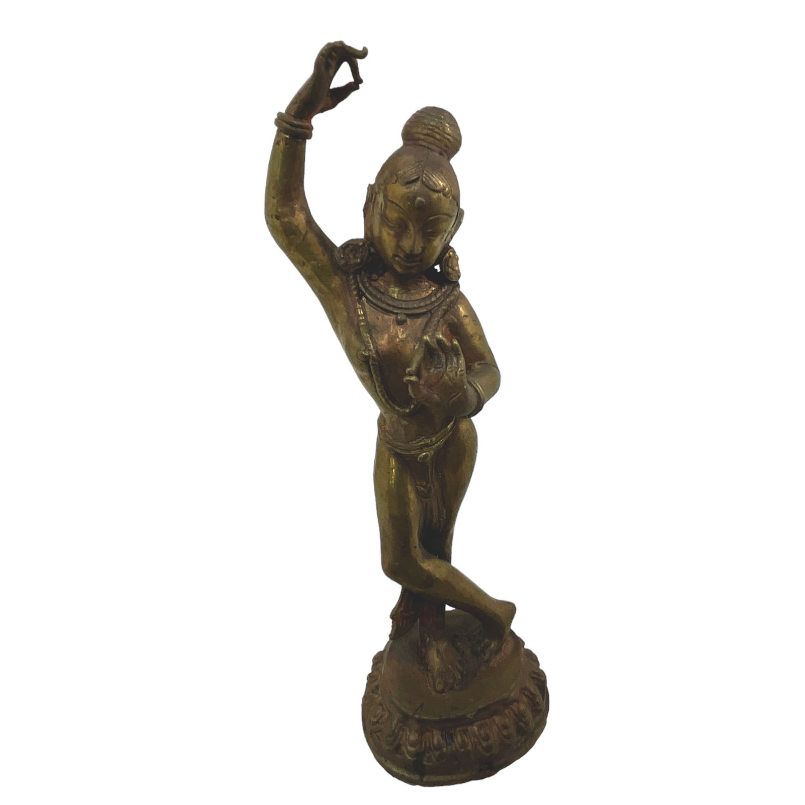 Brass Hindu Goddess Statue (1 of 7)