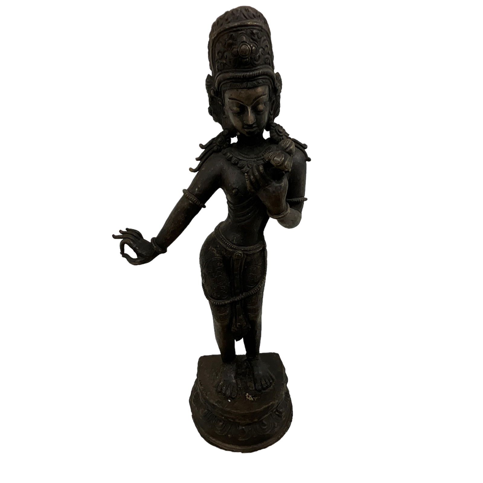Bronze Indian Buddhist Statue (1 of 6)
