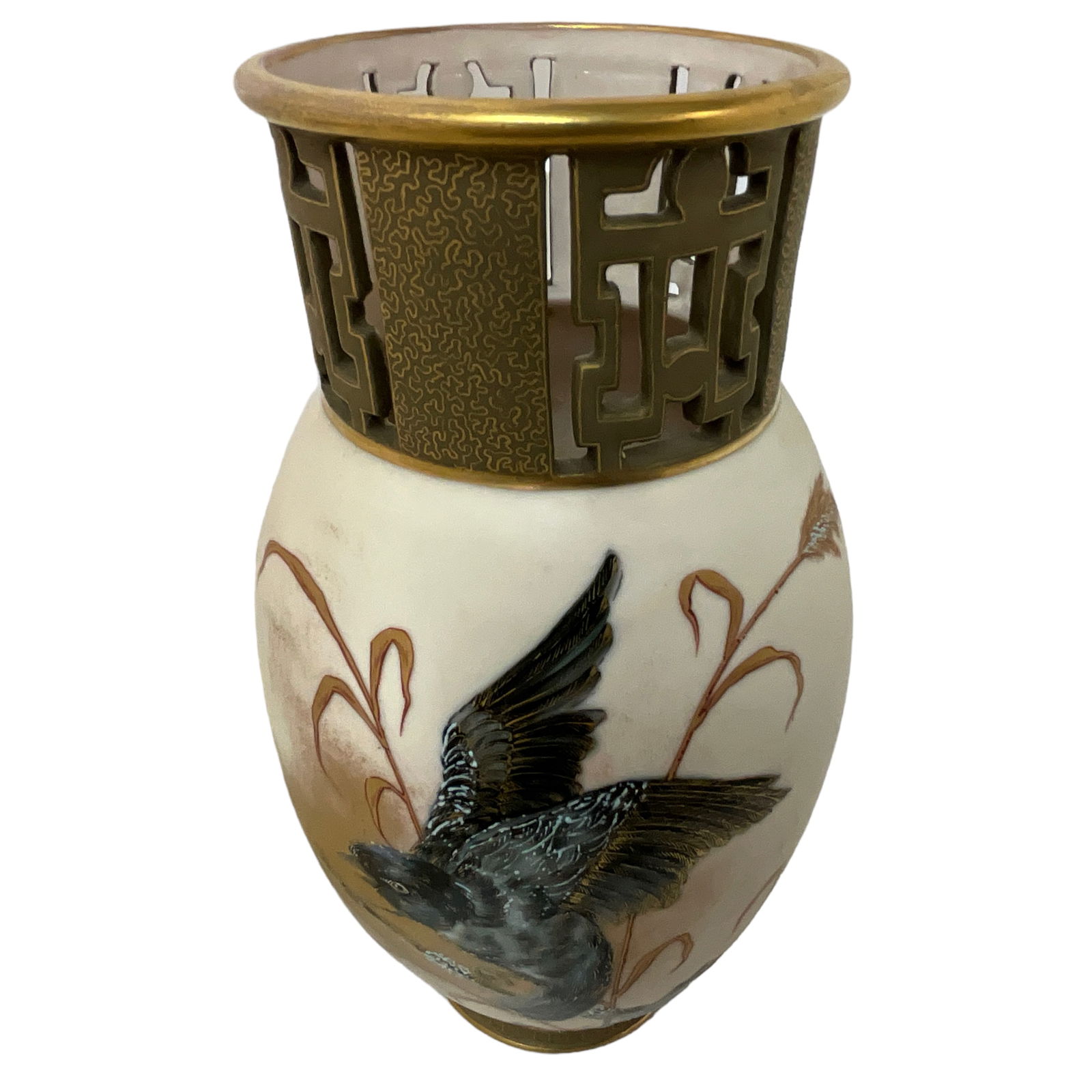 Austrian Alfred Stellmacher Teplitz Hand Painted Vase (1 of 5)