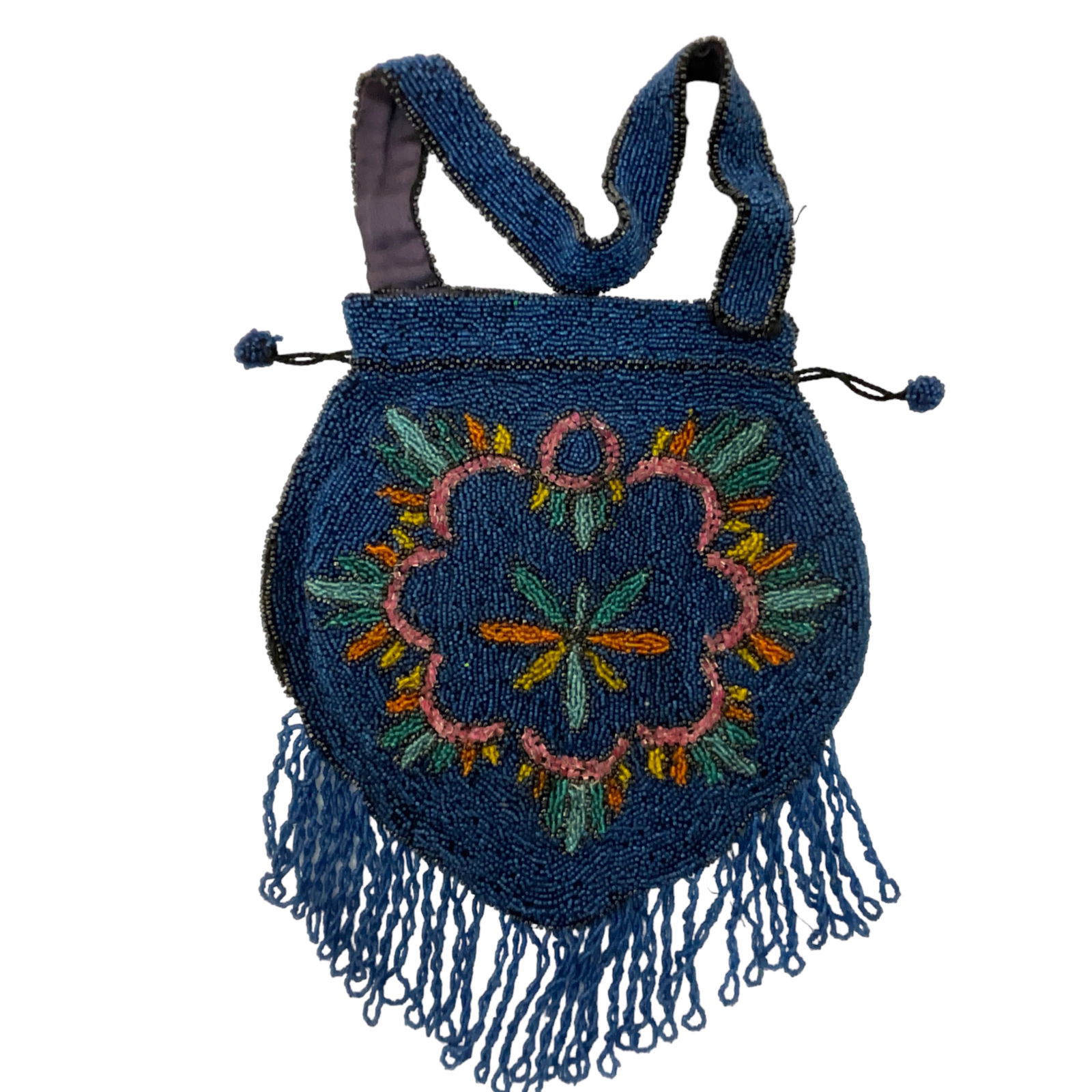 Beaded Purse, Drawstring Reticule Style (1 of 5)