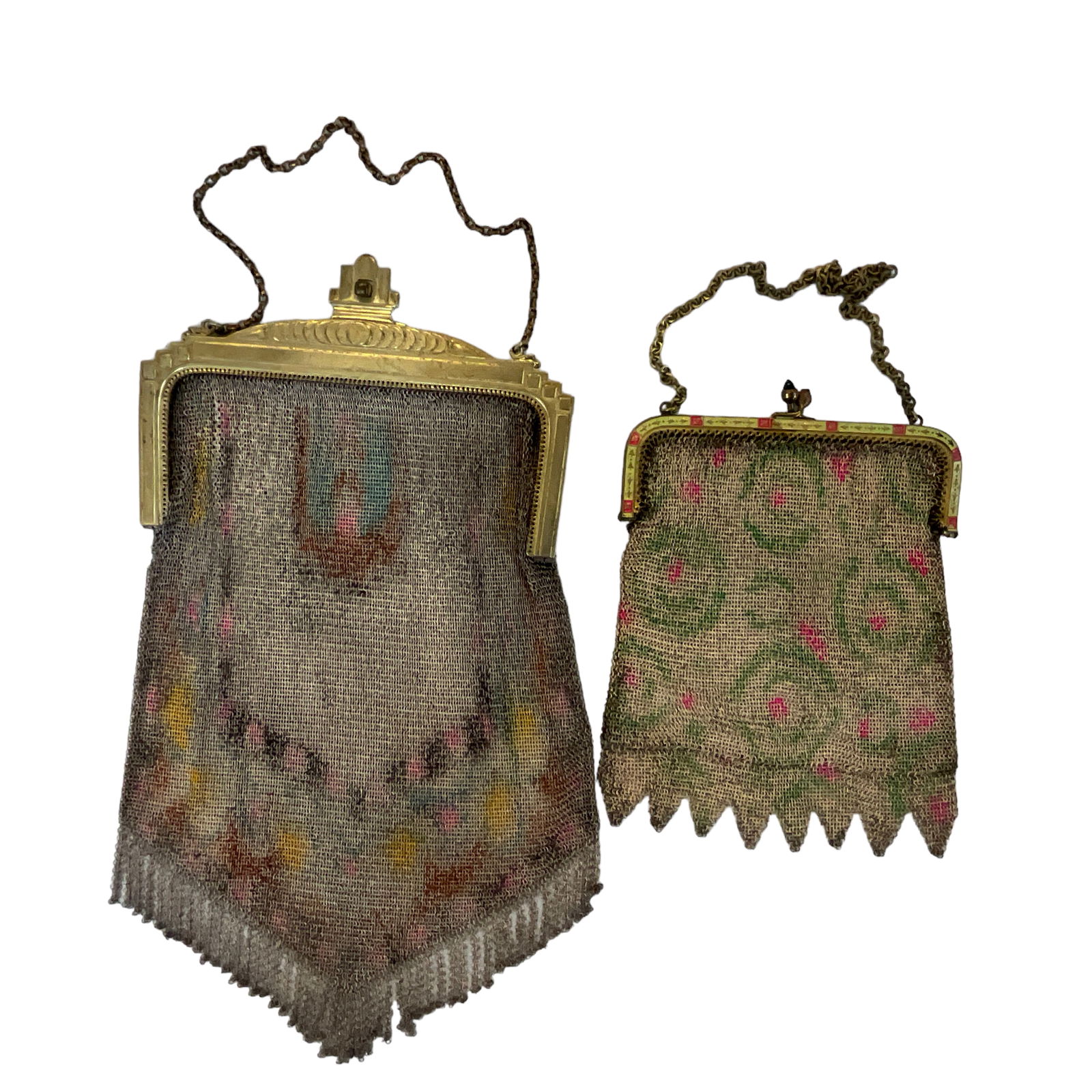 Flapper Era Mesh Purses, Lot of 2 (1 of 5)