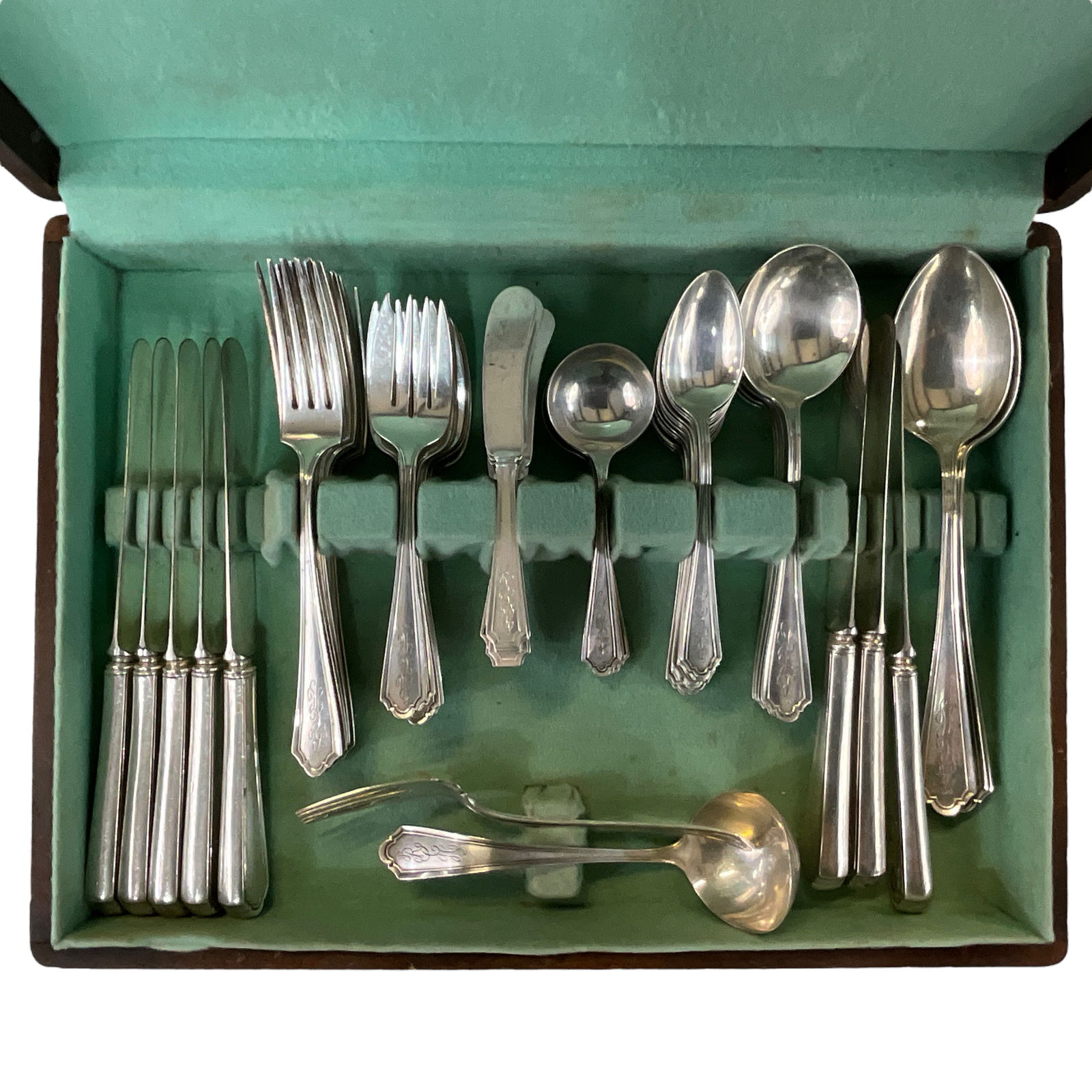 English Hallmarked Sterling Flatware Set (1 of 5)