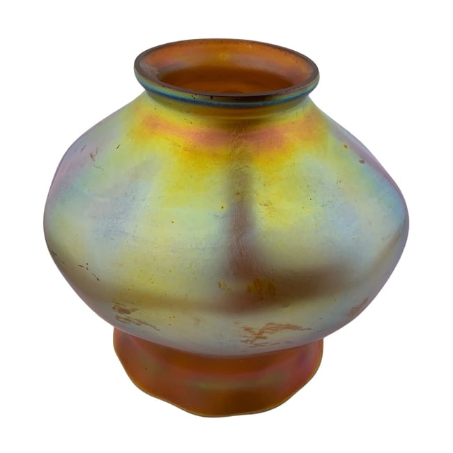 Steuben Aurene Glass Shade (1 of 4)