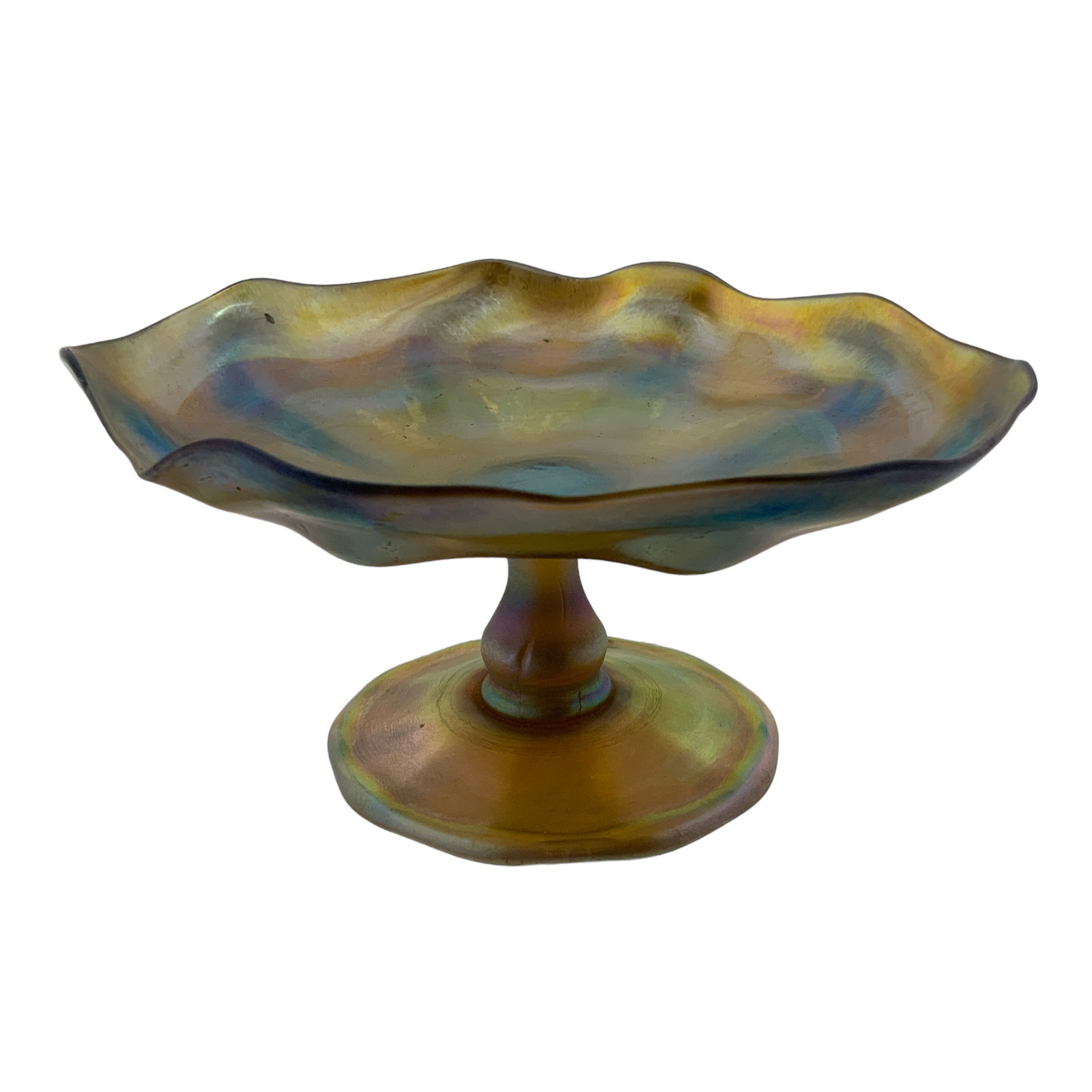 Signed Tiffany Favrile Compote (1 of 5)