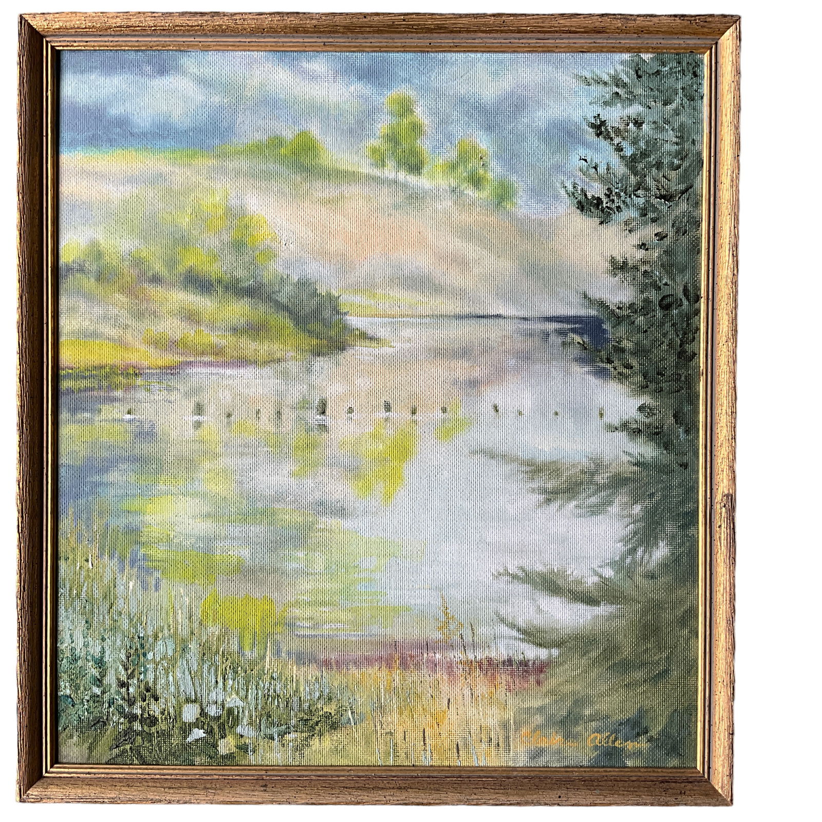 Saugatuck Oxbow Lagoon Oil by Claire Allen (1 of 7)