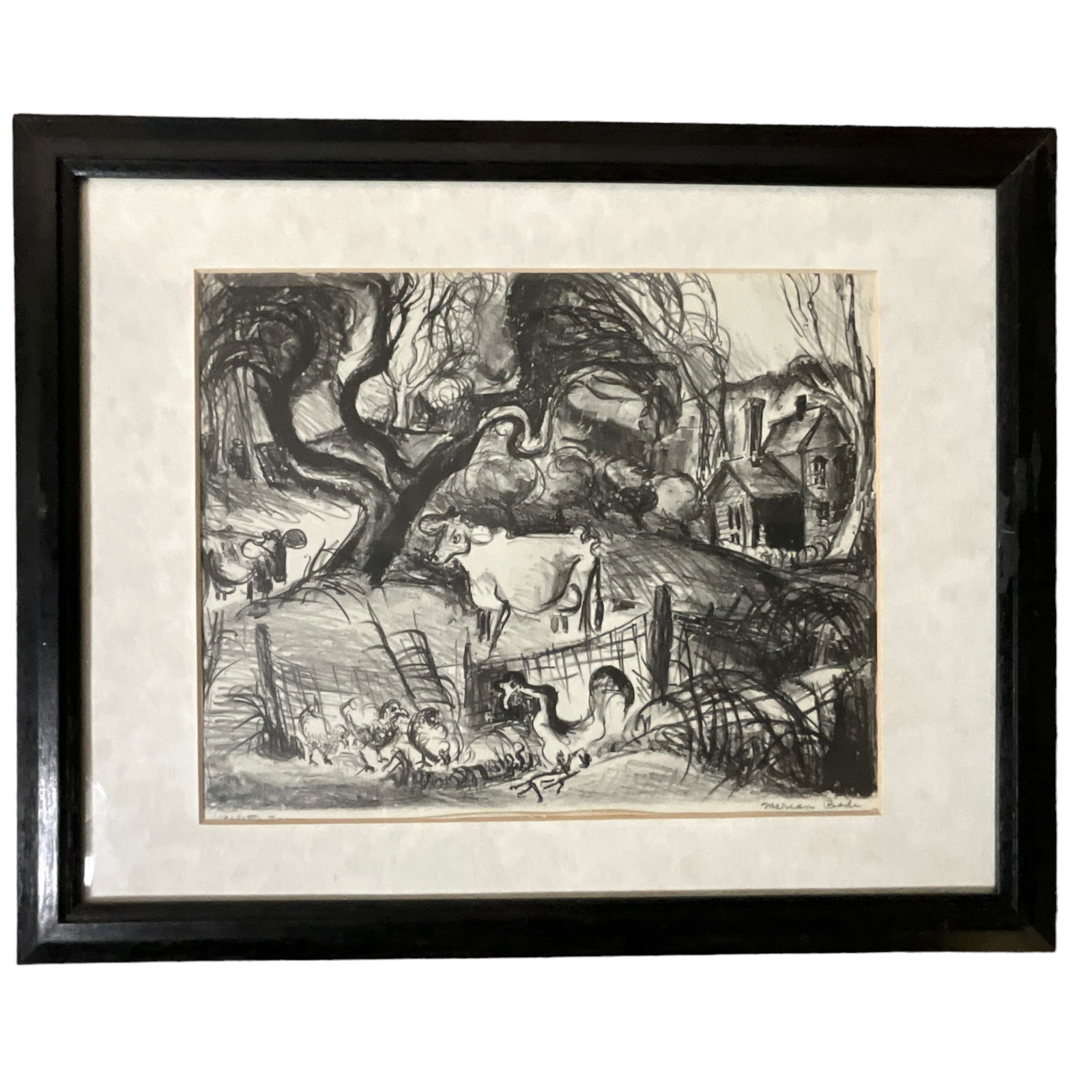 Scarlette Farm Lithograph by Marian Bode (1 of 7)