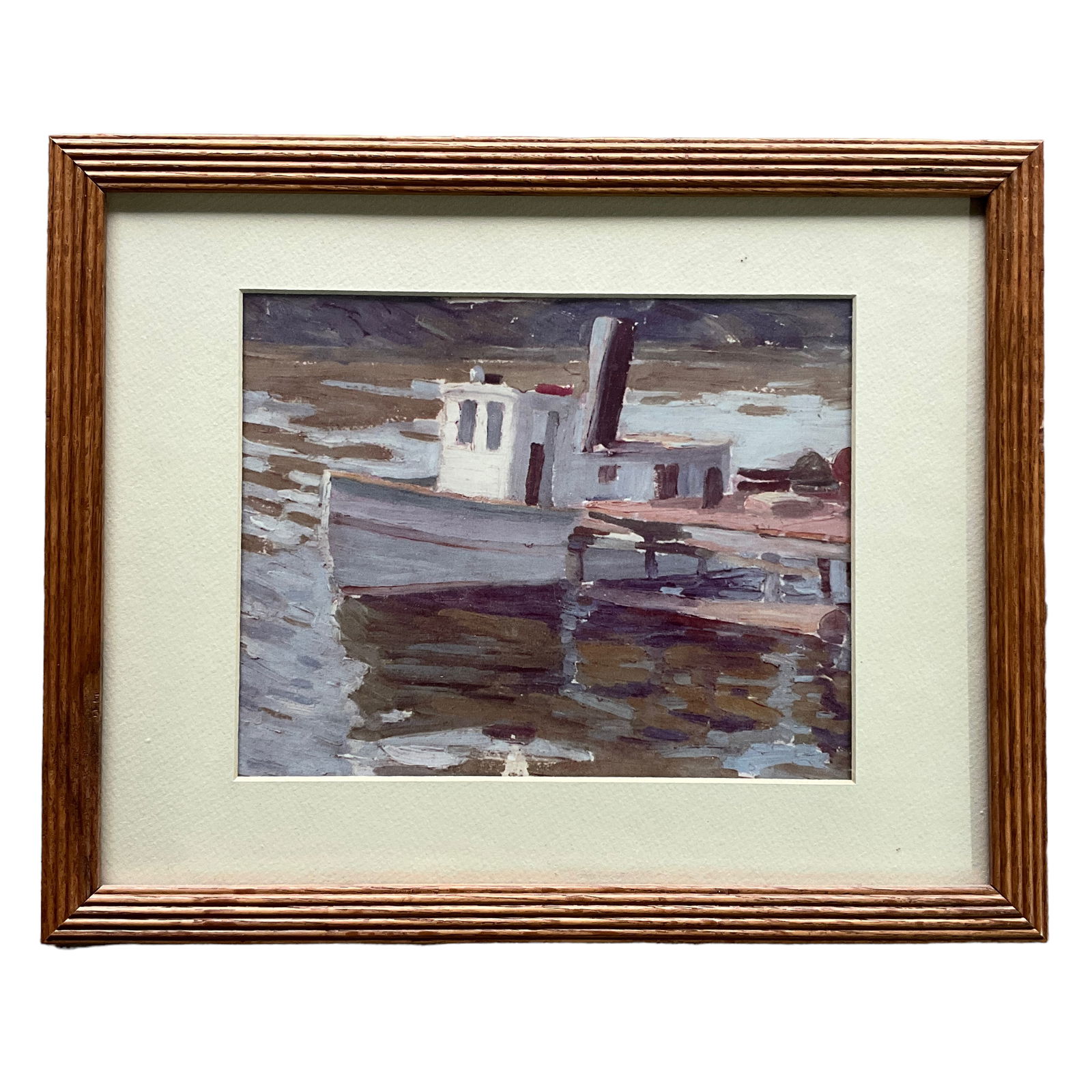 Untitled Docked Tugboat, Saugatuck- Framed Print (1 of 3)