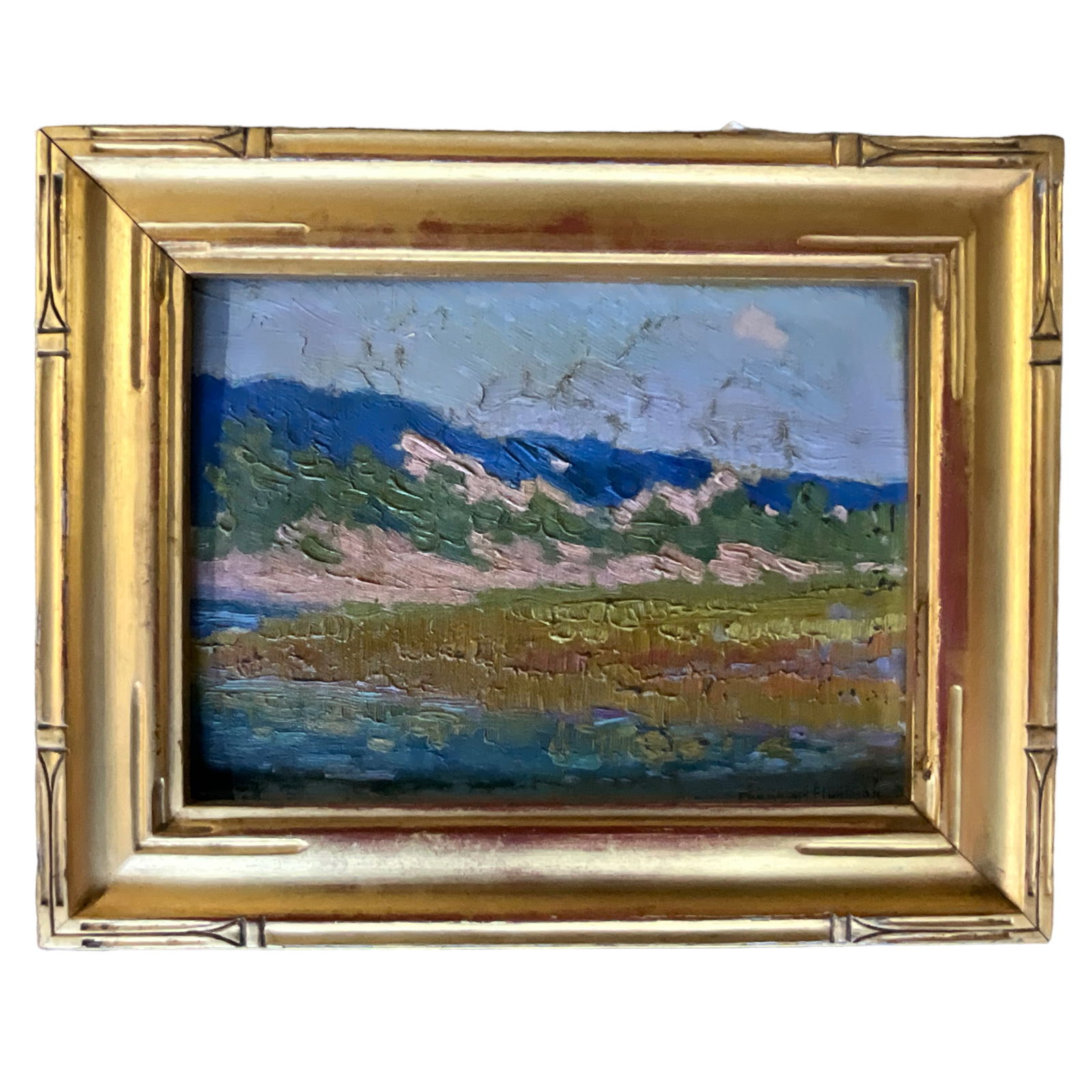 Untitled Oil Painting on Board by Frederick Frary Fursman, Saugatuck (1 of 5)