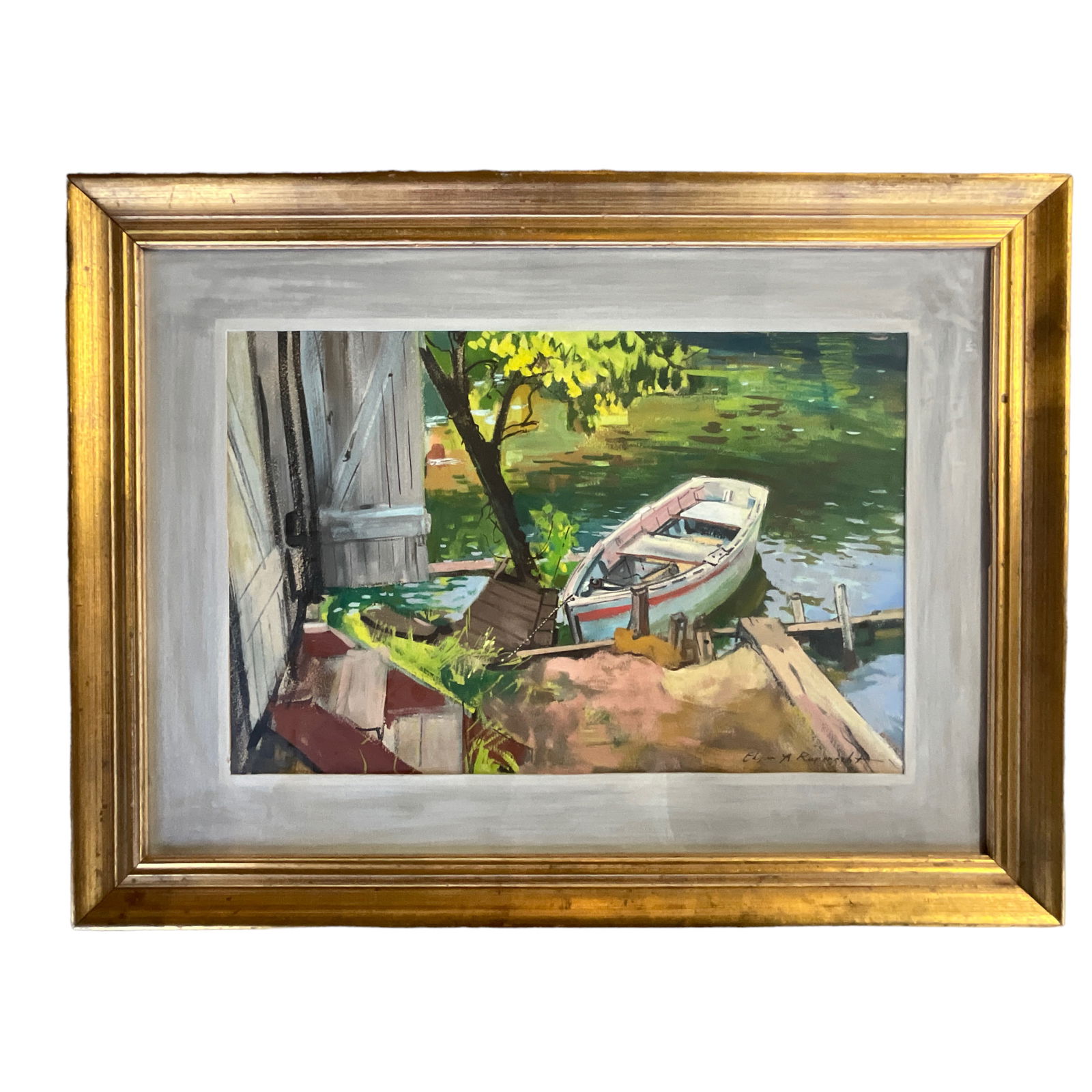 Untitled Saugatuck Watercolor by Edgar Arthur Rupprecht (1 of 5)