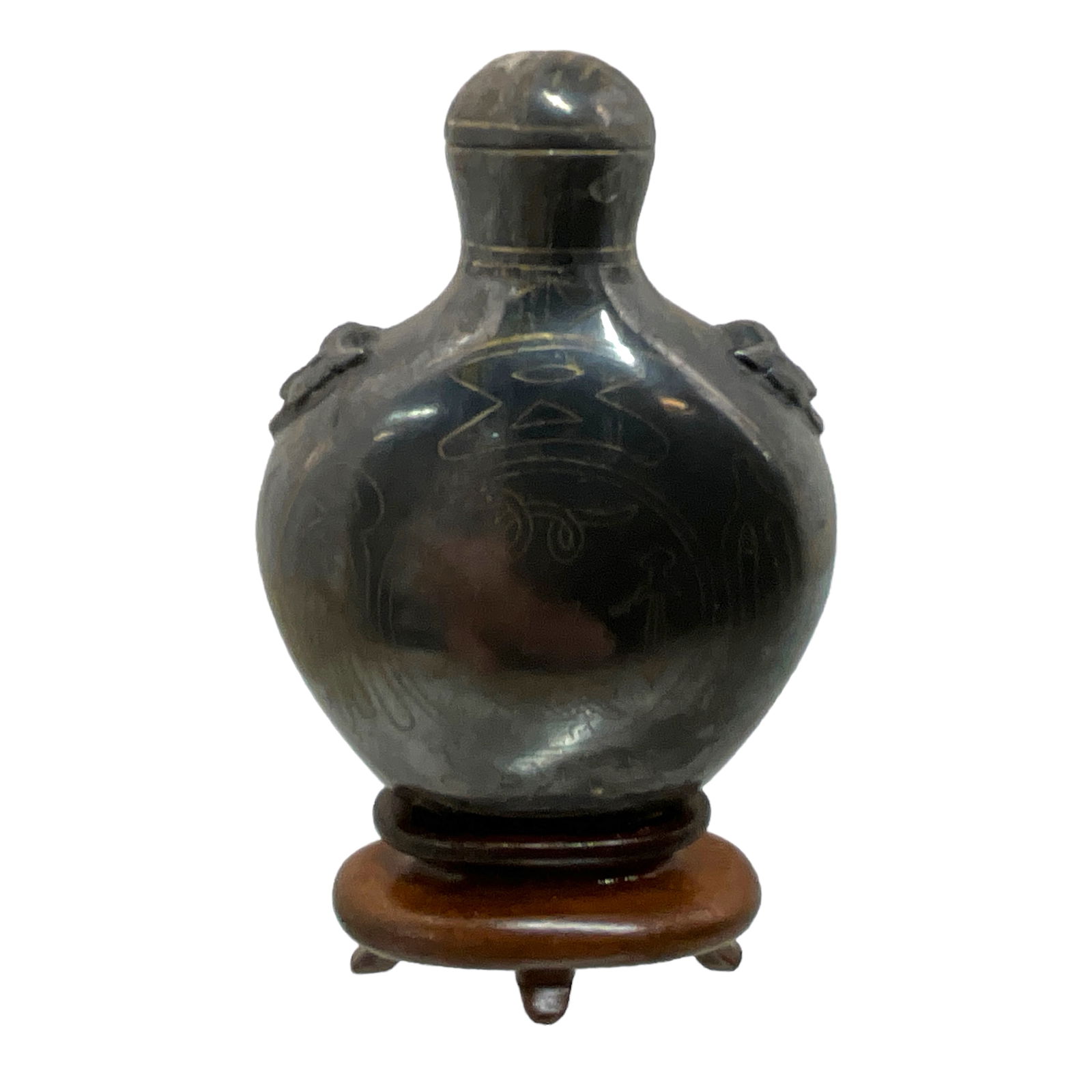 Chinese Silver Overlay Snuff Bottle (1 of 5)