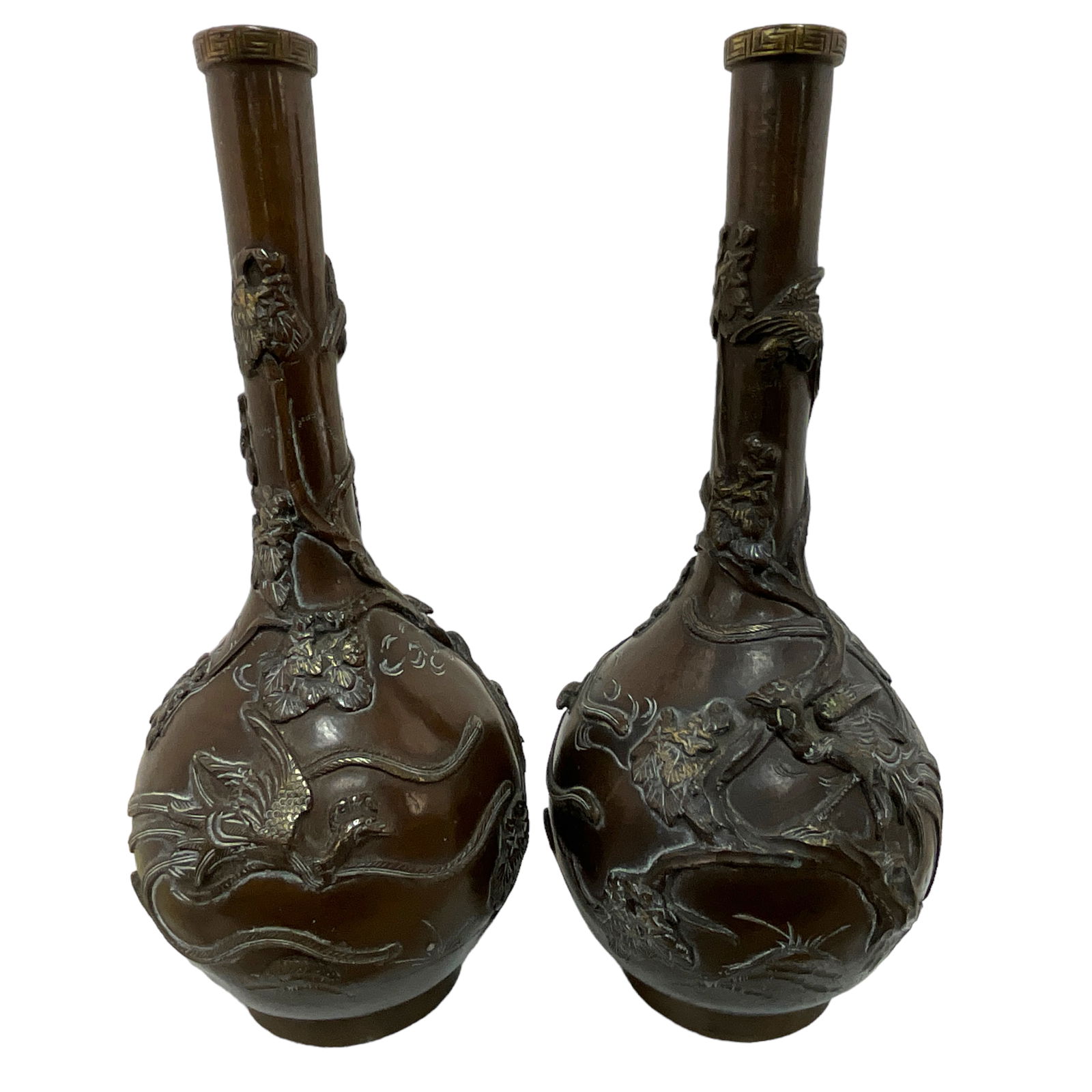 Bronze Vase Pair (lot of 2) (1 of 4)