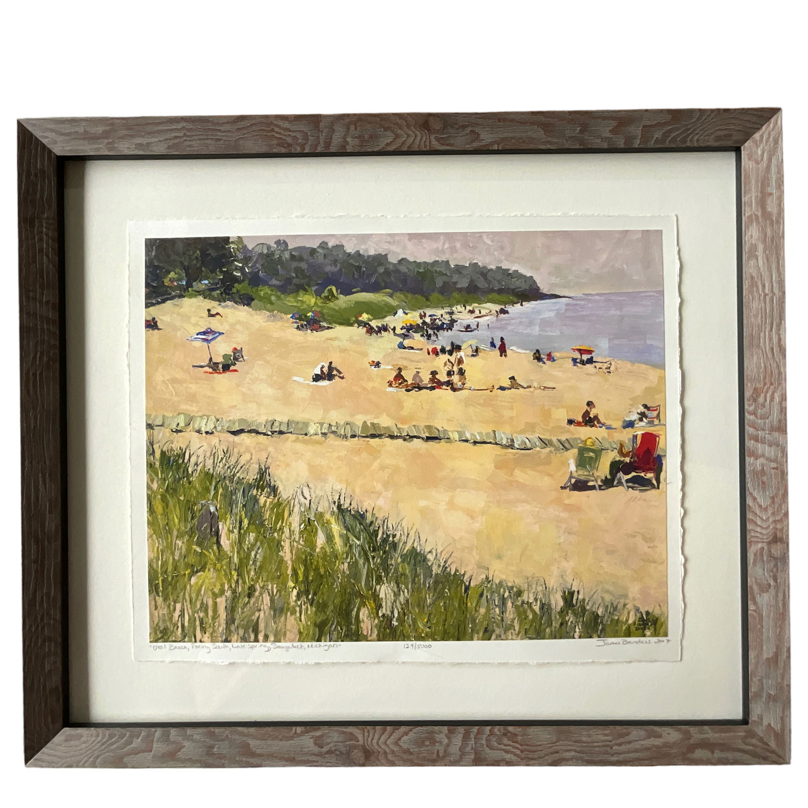 "Oval Beach" Color Reproduction by James Brandess (1 of 4)