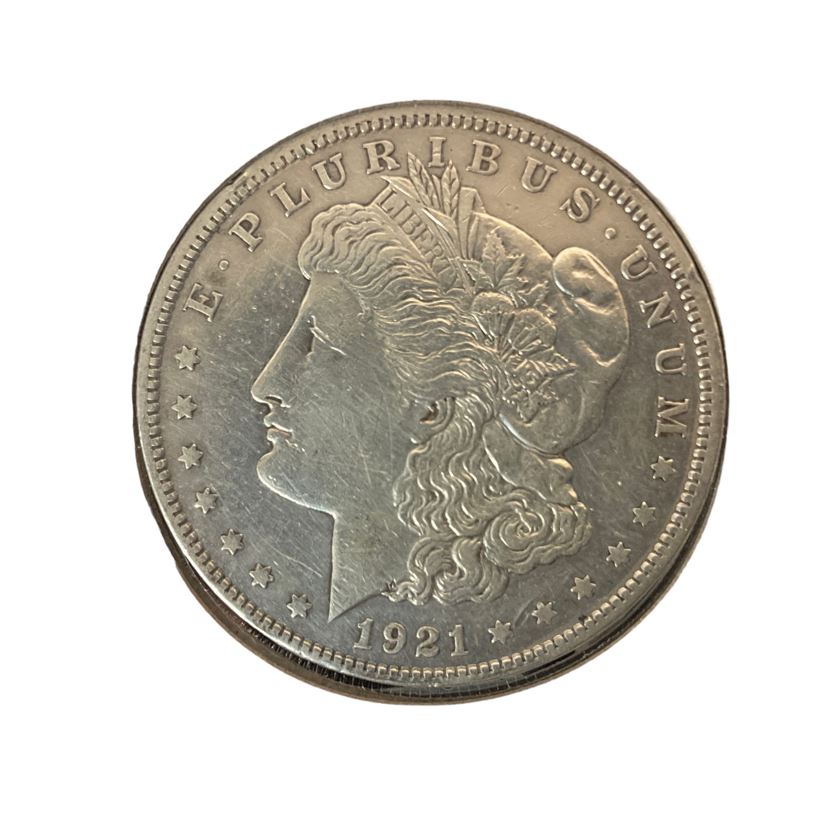 1921 US Morgan Silver Dollar, Grade VF (1 of 2)