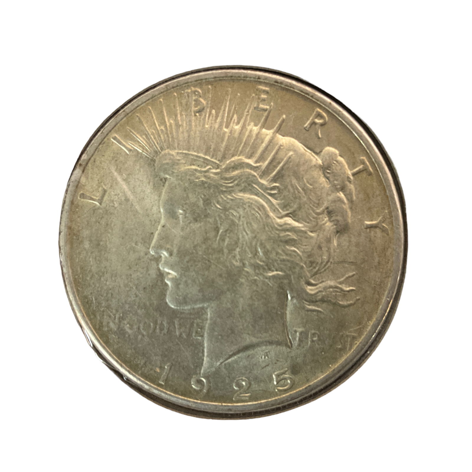 1925 US Peace Silver Dollar, Grade AU (1 of 2)