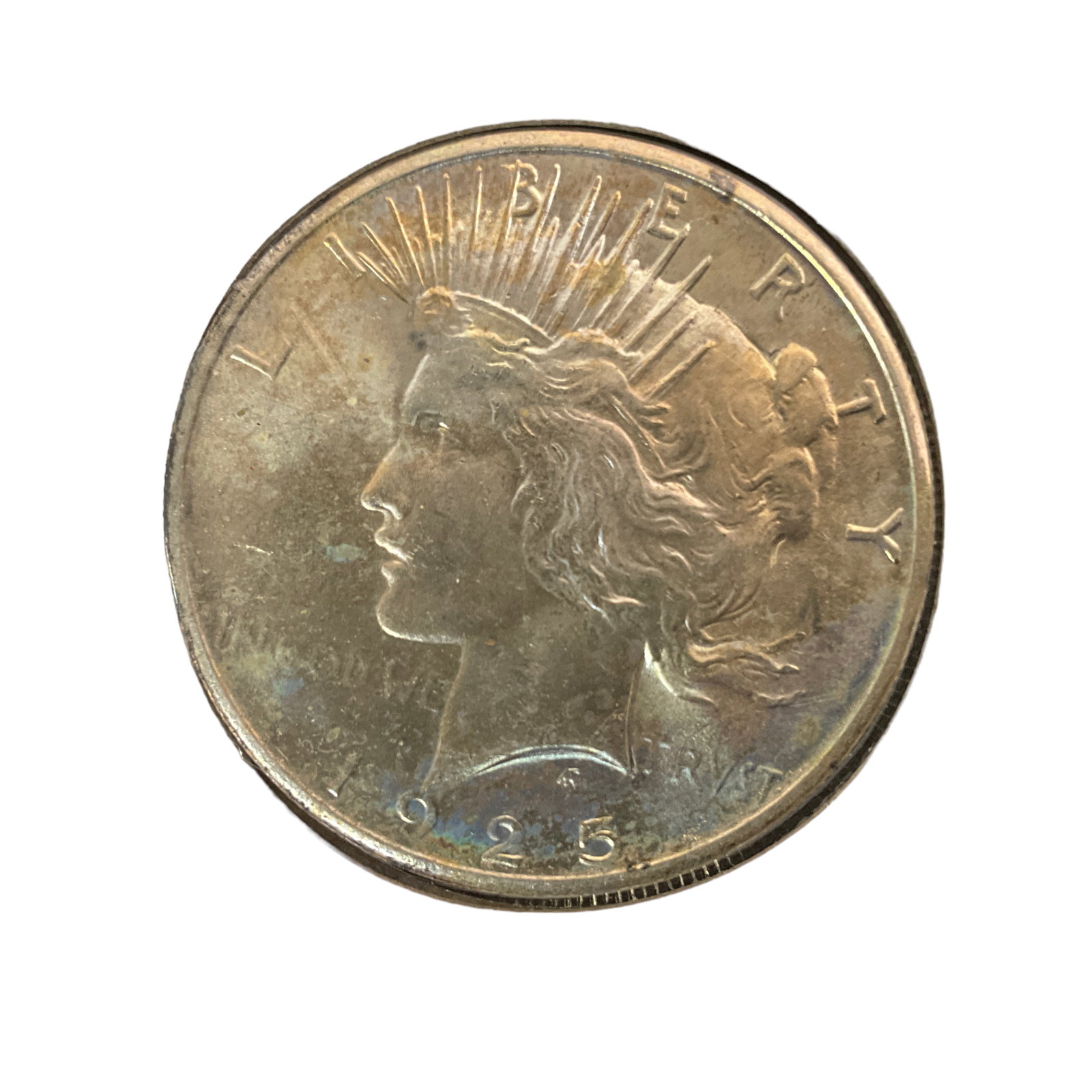 1925 US Peace Silver Dollar, Grade BU (1 of 2)