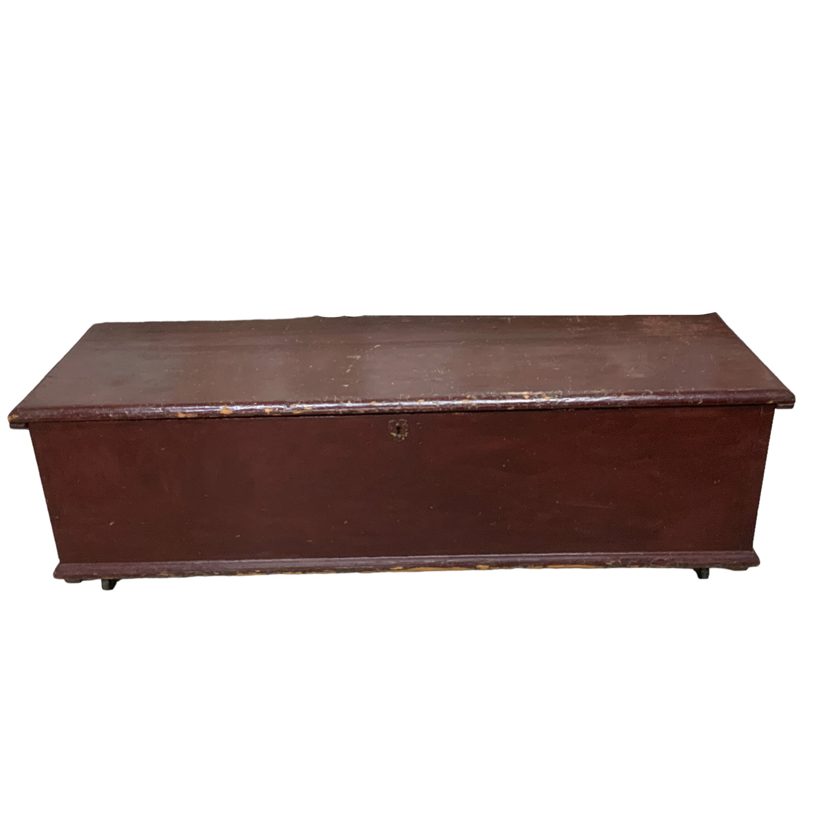 Dovetailed Primitive "Coffin" Trunk (1 of 7)