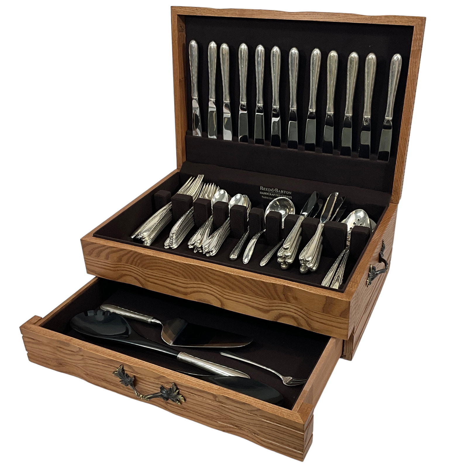 Towle Sterling Silverware Set with Reed & Barton Storage Box (1 of 11)