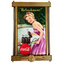 Coca-Cola Advertising sign, lithograph